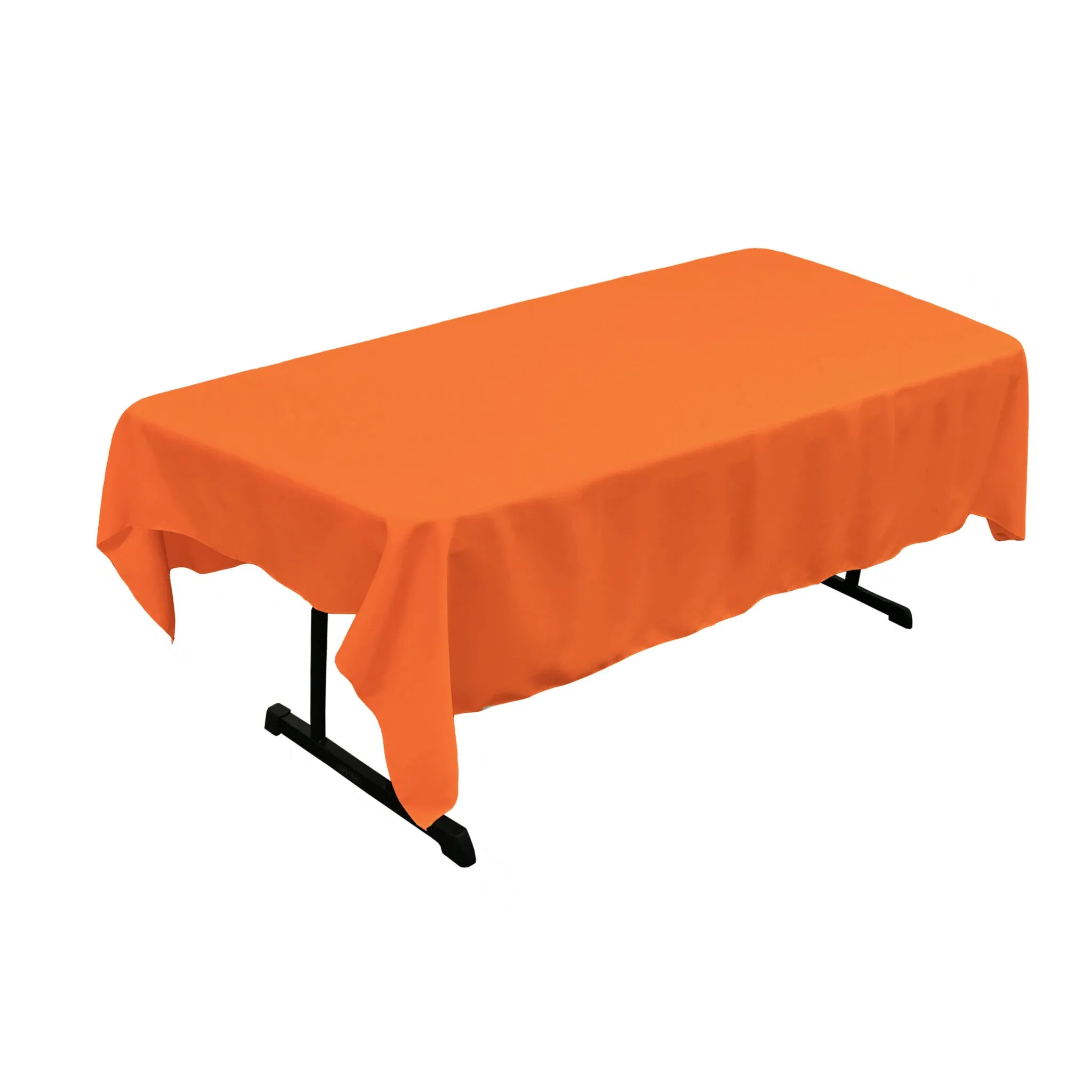 Polyester Poplin Rectangular Tablecloth 60 by 84-Inch