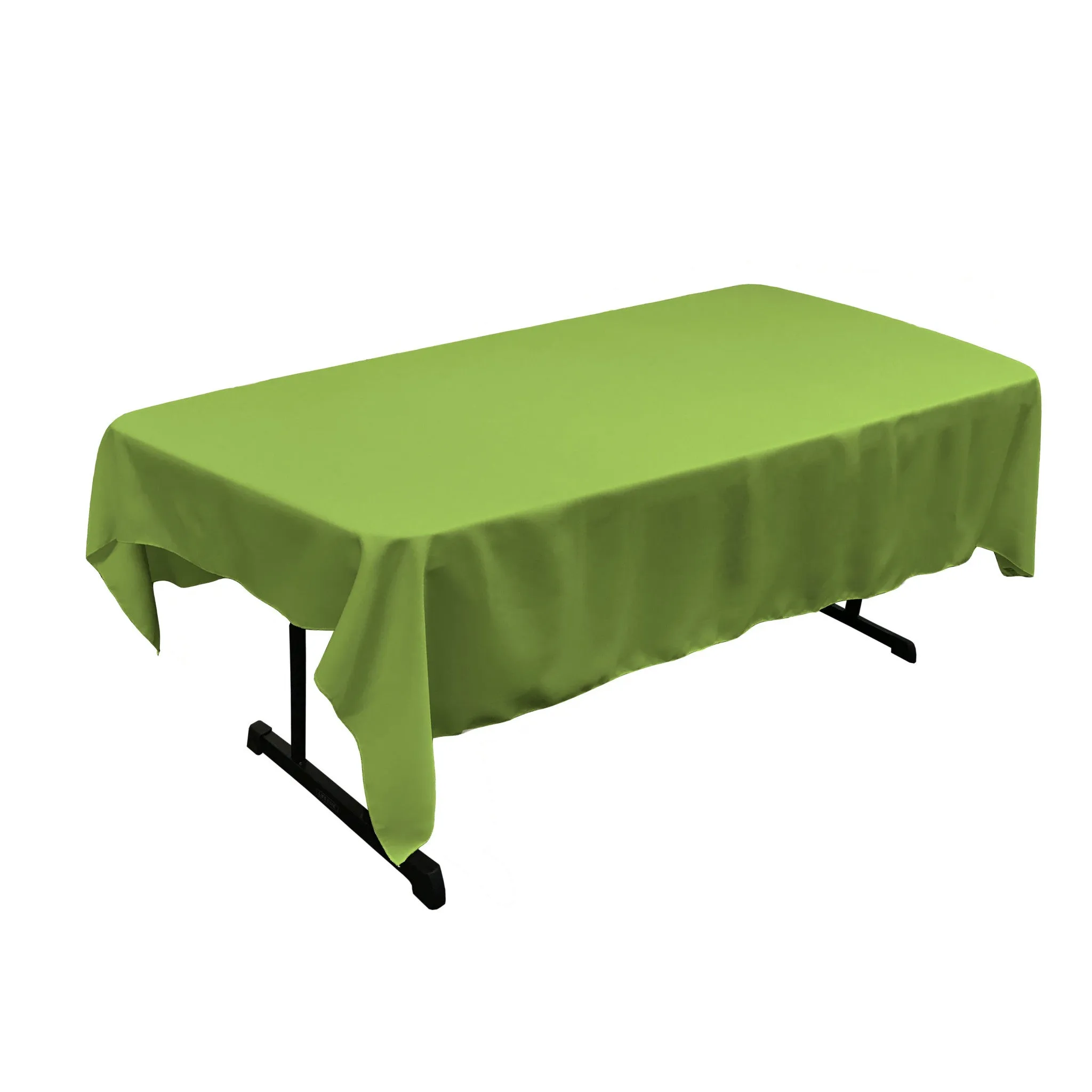 Polyester Poplin Rectangular Tablecloth 60 by 84-Inch