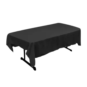 Polyester Poplin Rectangular Tablecloth 60 by 84-Inch
