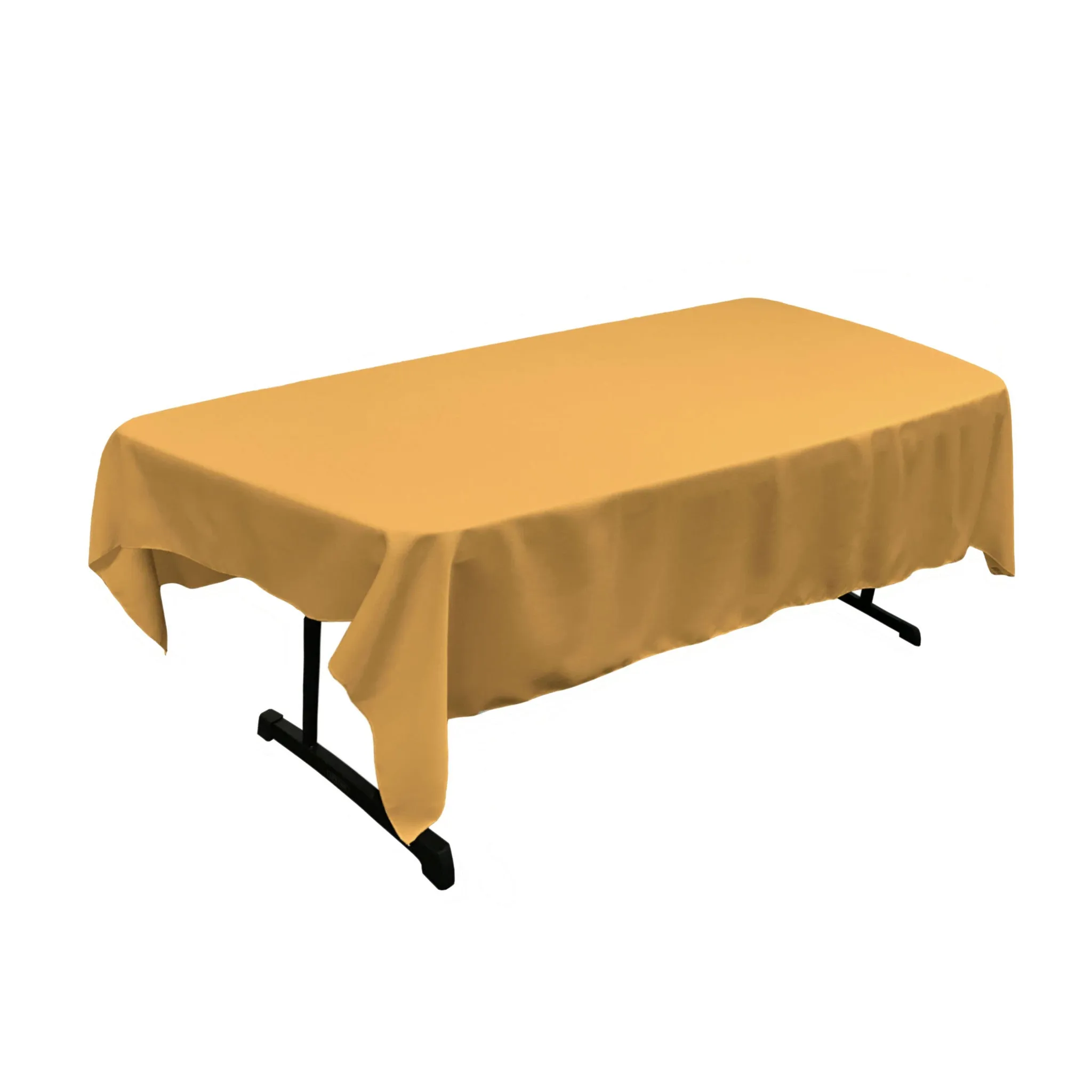 Polyester Poplin Rectangular Tablecloth 60 by 84-Inch