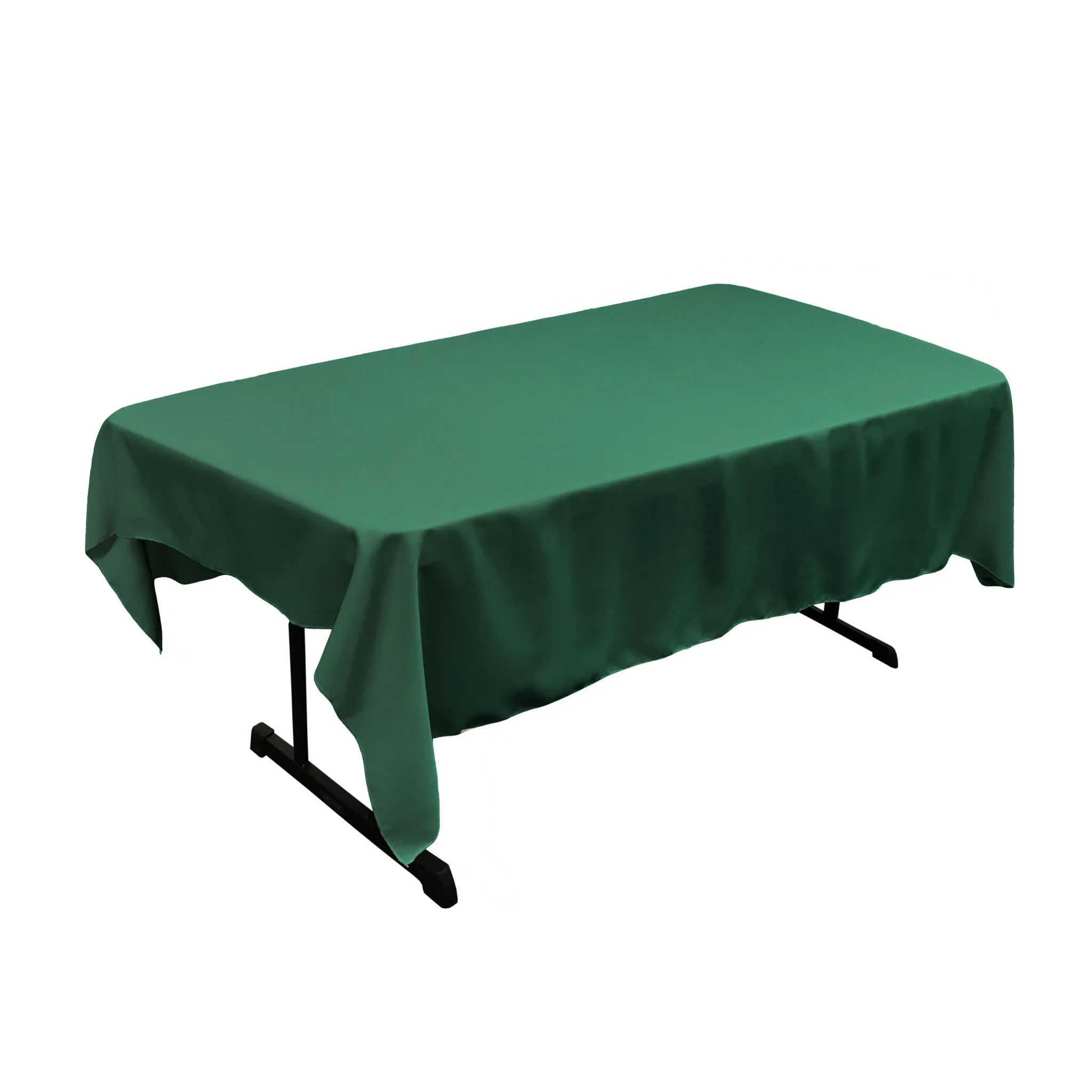 Polyester Poplin Rectangular Tablecloth 60 by 84-Inch