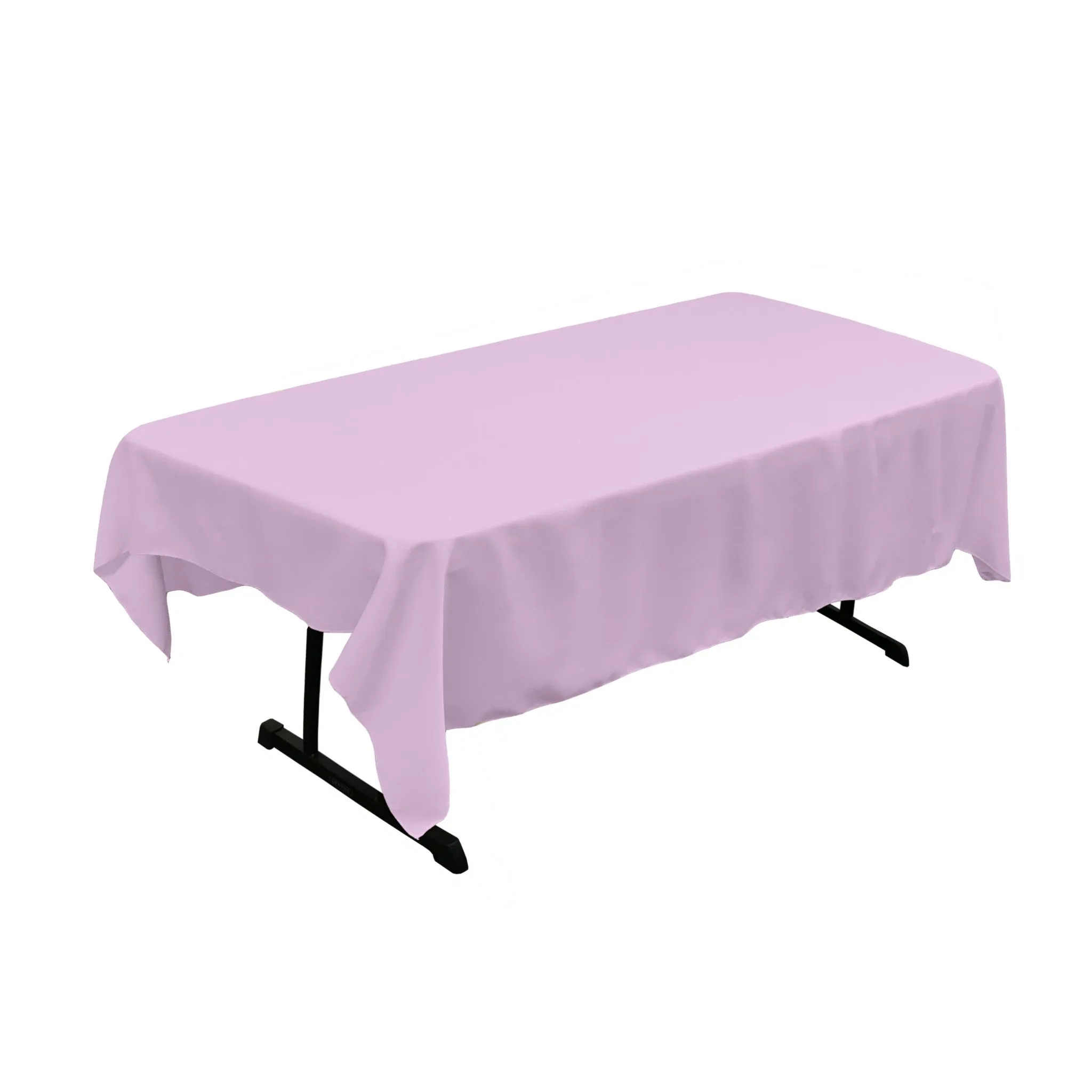 Polyester Poplin Rectangular Tablecloth 60 by 84-Inch