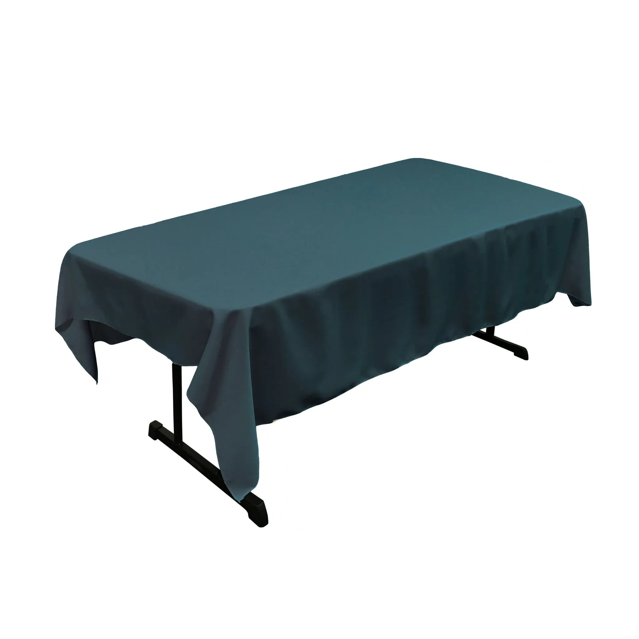 Polyester Poplin Rectangular Tablecloth 60 by 84-Inch
