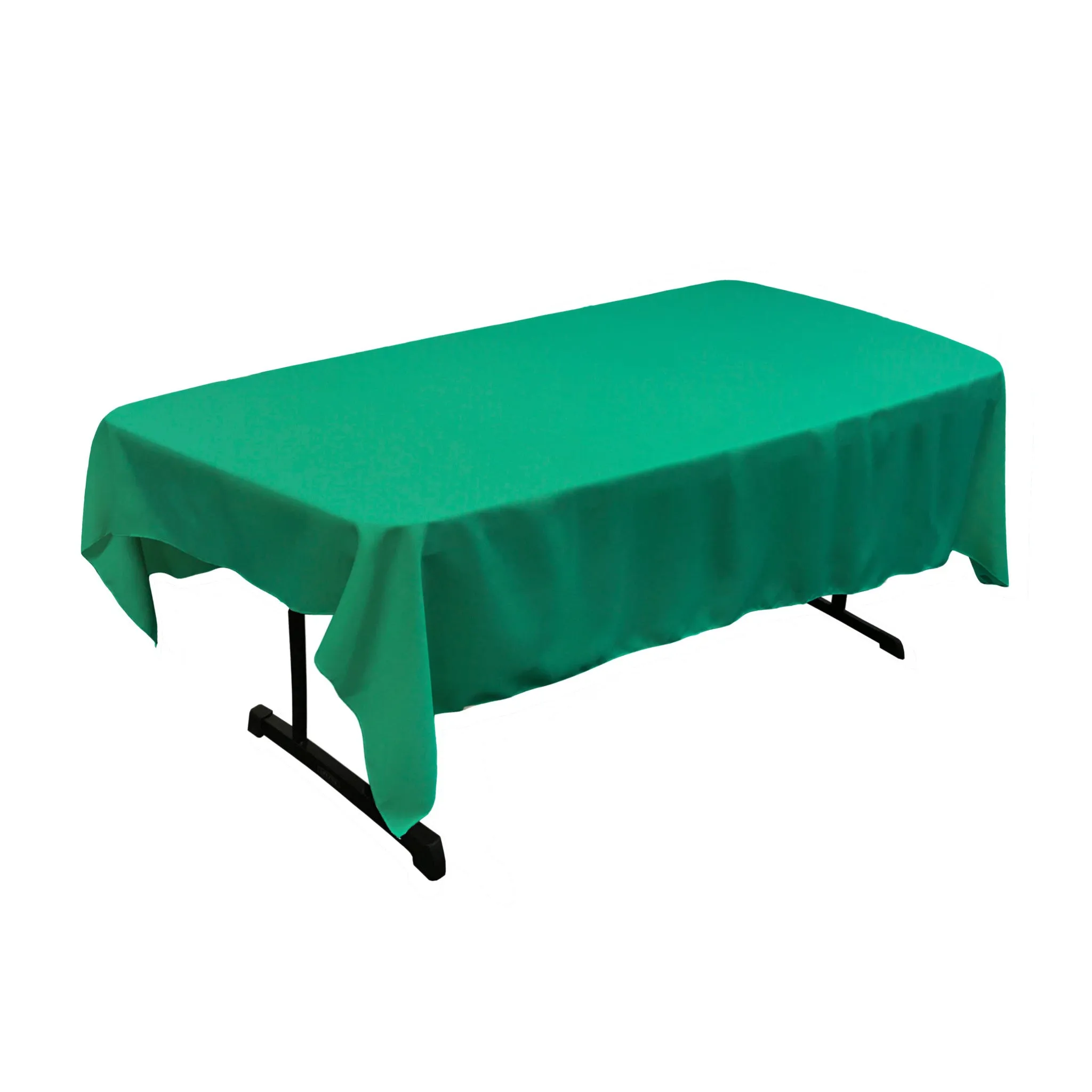 Polyester Poplin Rectangular Tablecloth 60 by 84-Inch