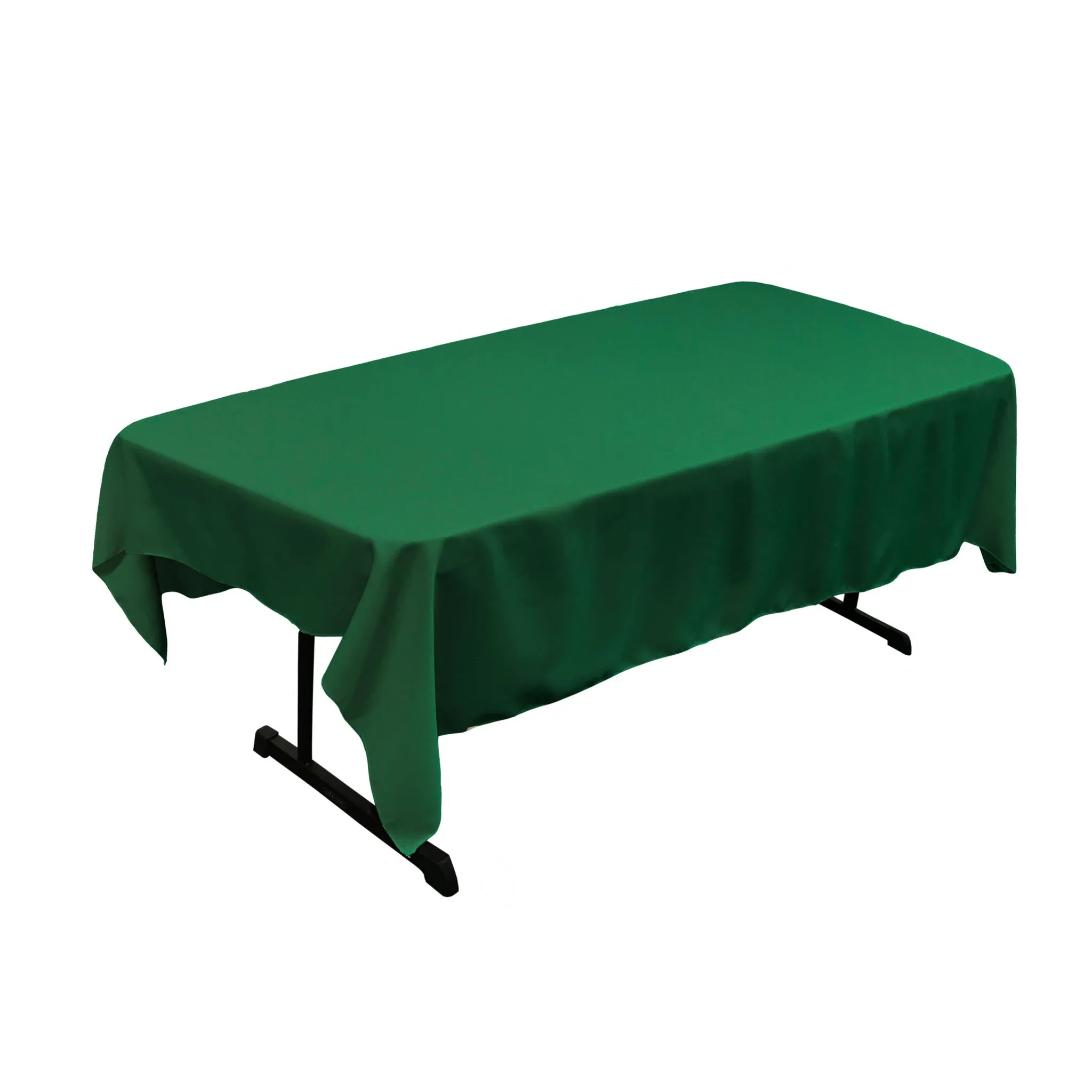 Polyester Poplin Rectangular Tablecloth 60 by 84-Inch