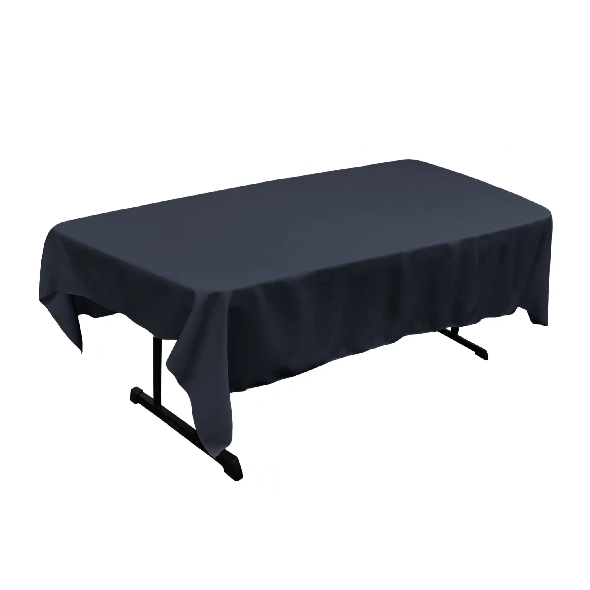 Polyester Poplin Rectangular Tablecloth 60 by 84-Inch