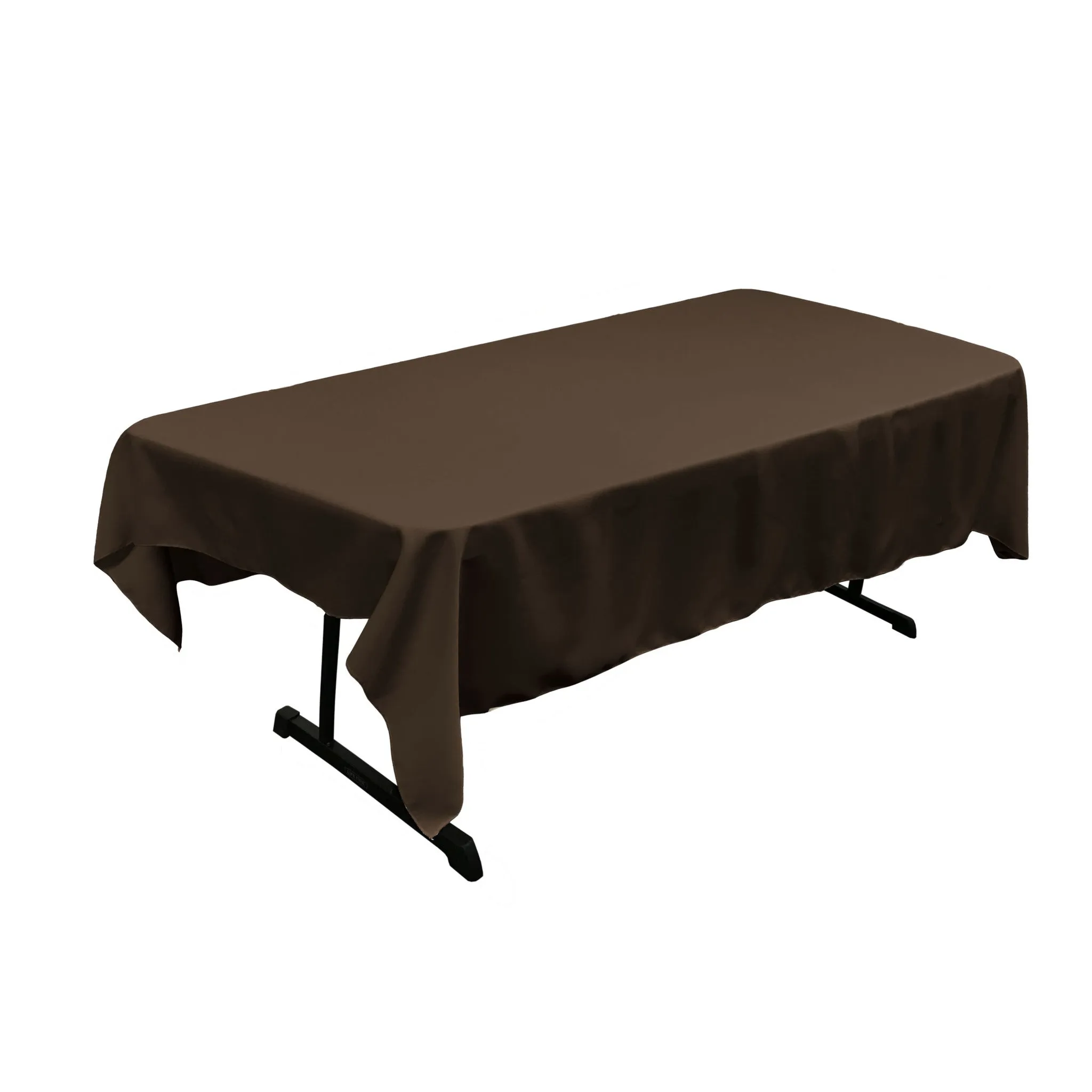 Polyester Poplin Rectangular Tablecloth 60 by 84-Inch