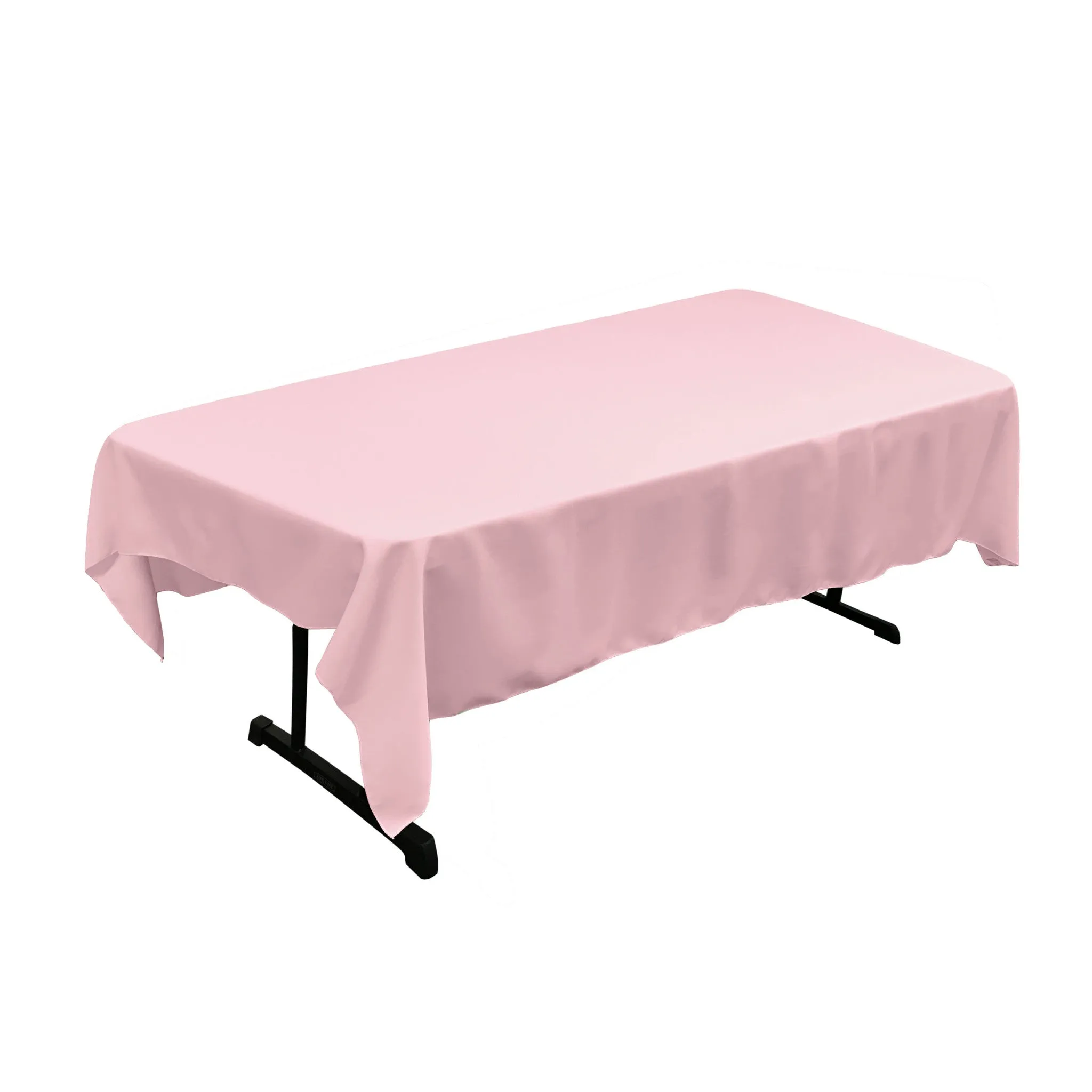 Polyester Poplin Rectangular Tablecloth 60 by 84-Inch