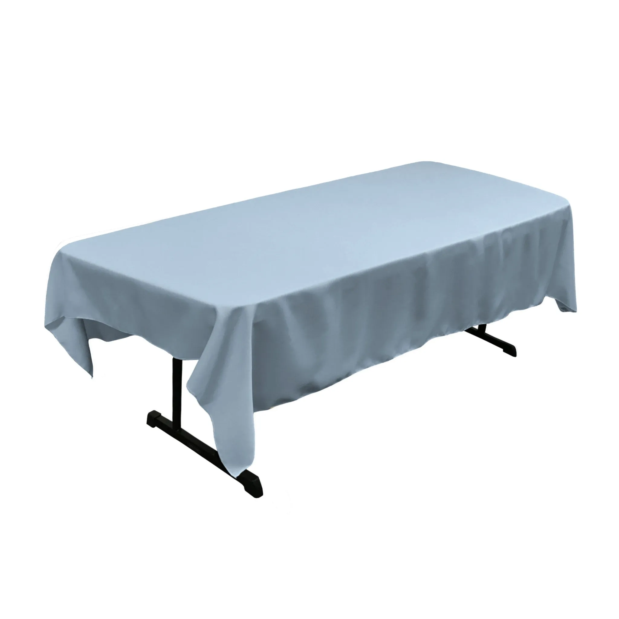 Polyester Poplin Rectangular Tablecloth 60 by 84-Inch