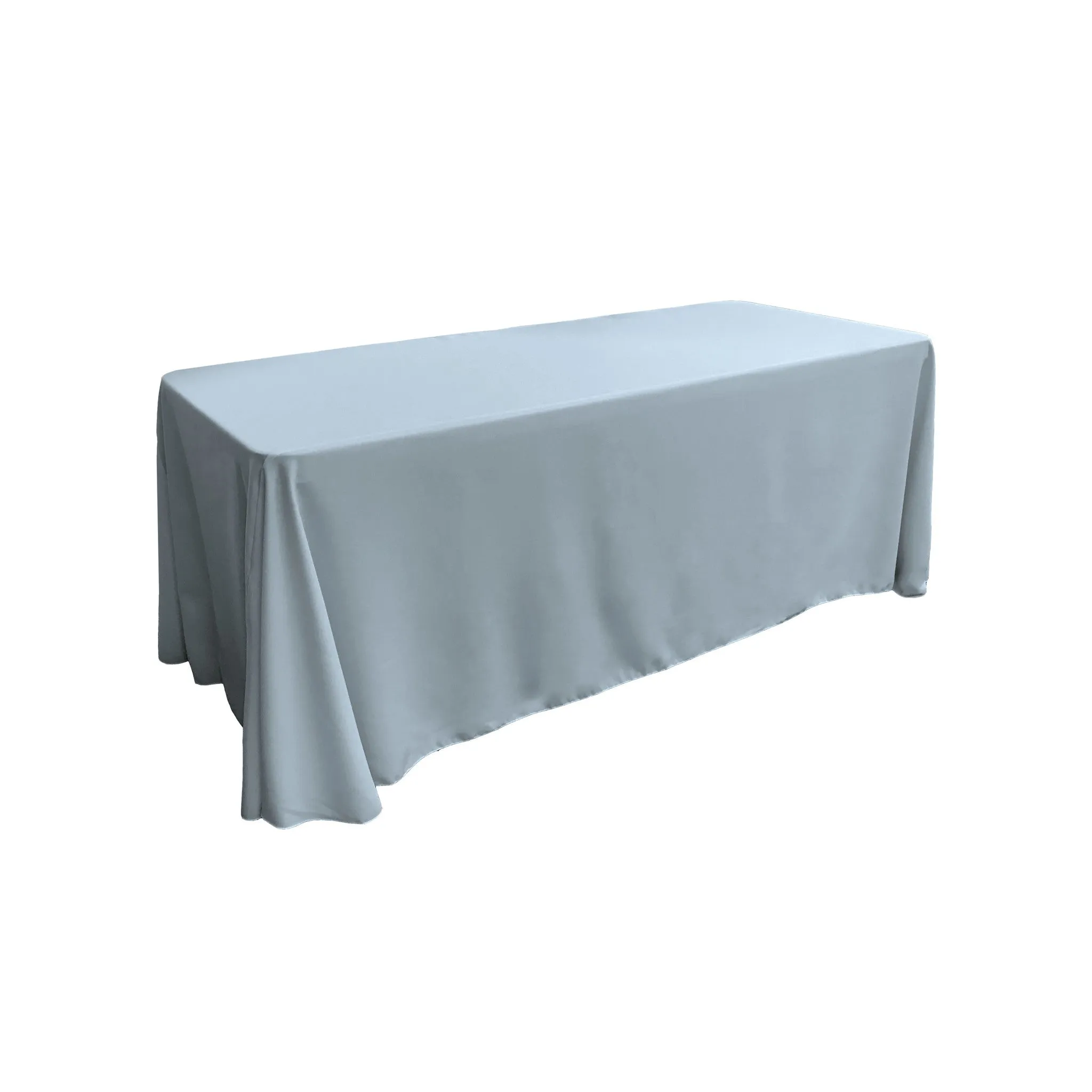 Polyester Poplin Rectangular Tablecloth 90 by 132-Inch