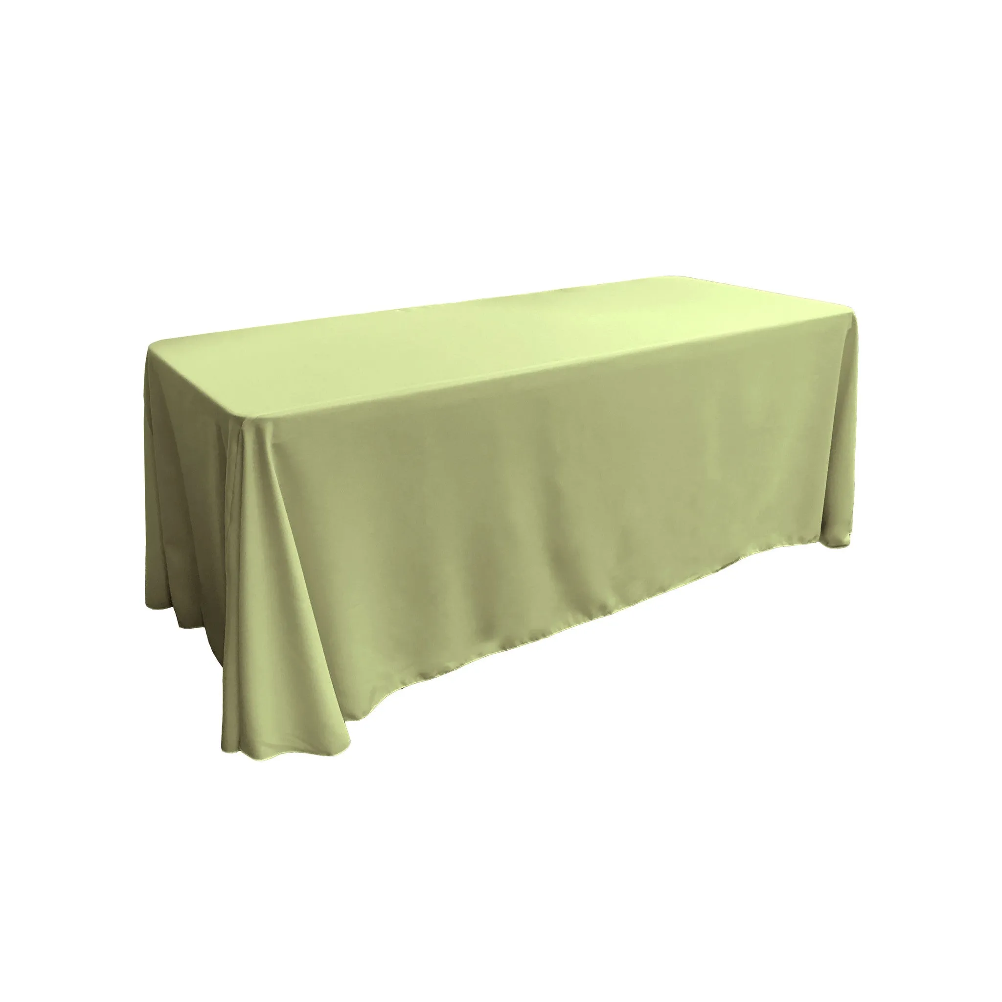 Polyester Poplin Rectangular Tablecloth 90 by 132-Inch