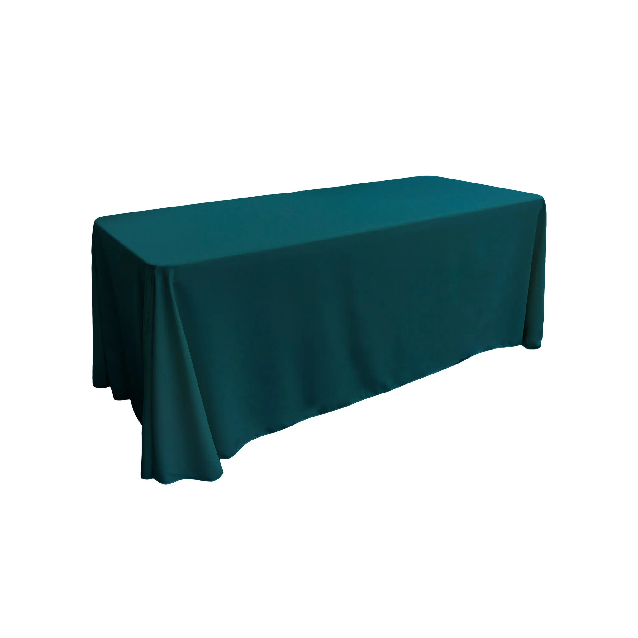 Polyester Poplin Rectangular Tablecloth 90 by 132-Inch
