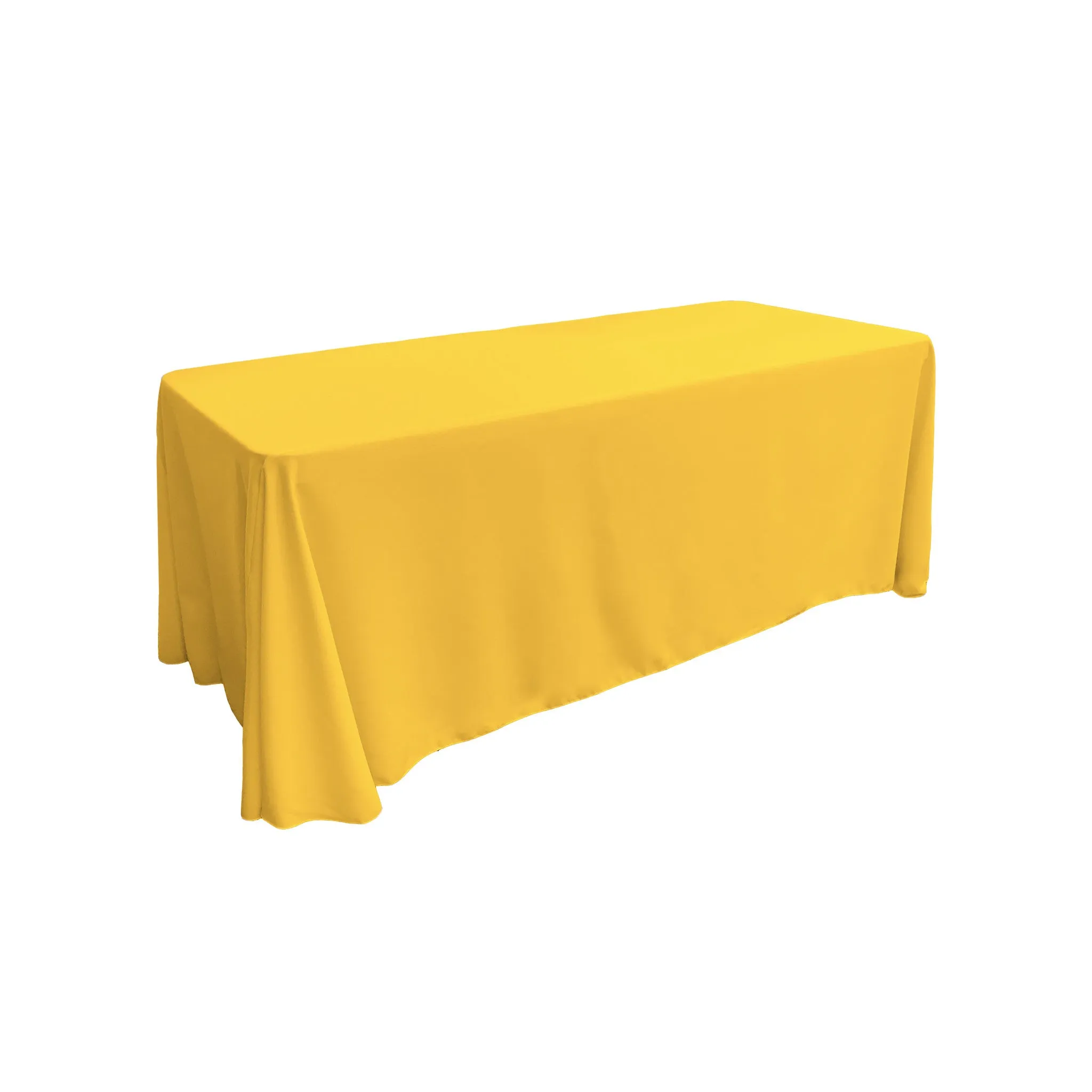 Polyester Poplin Rectangular Tablecloth 90 by 132-Inch