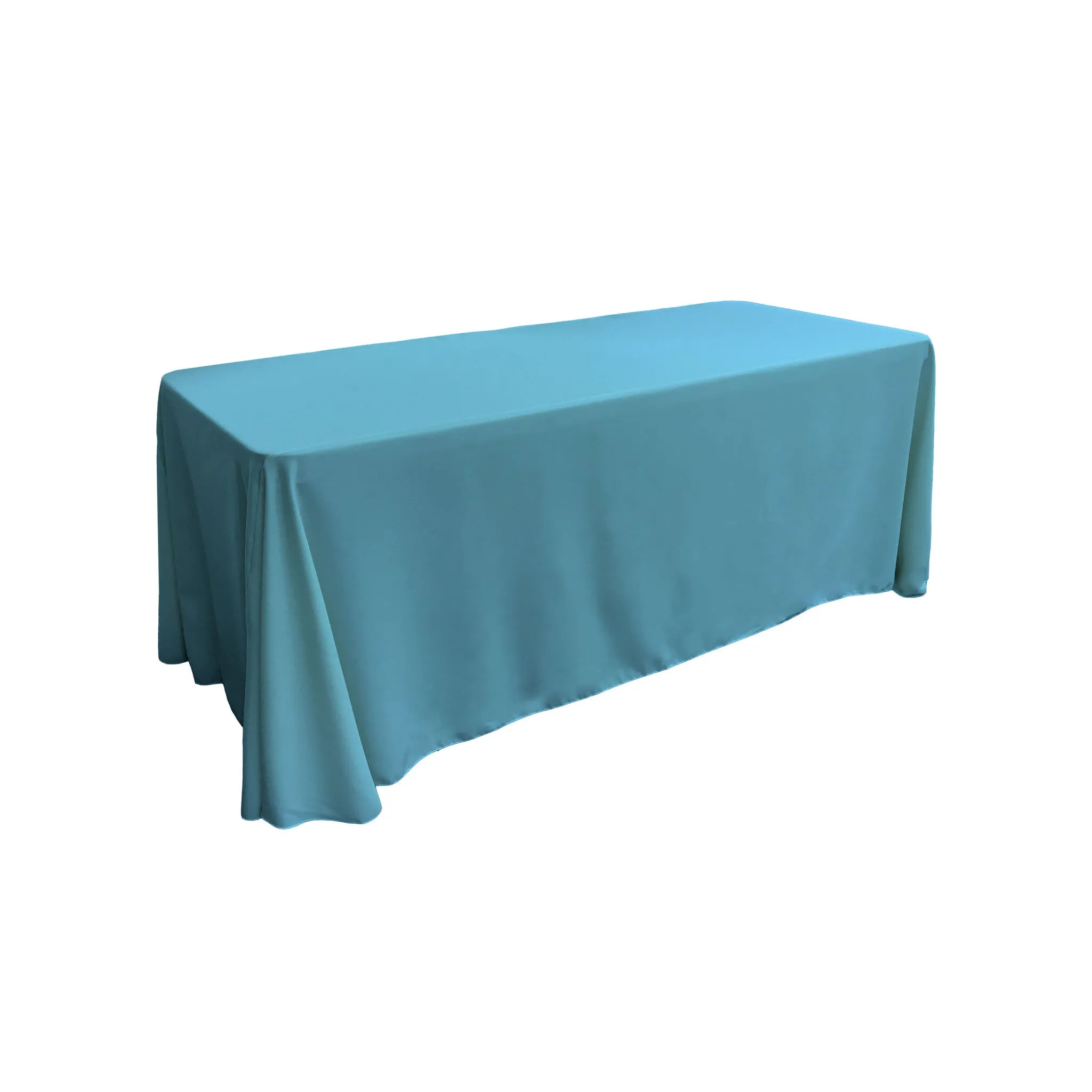 Polyester Poplin Rectangular Tablecloth 90 by 132-Inch