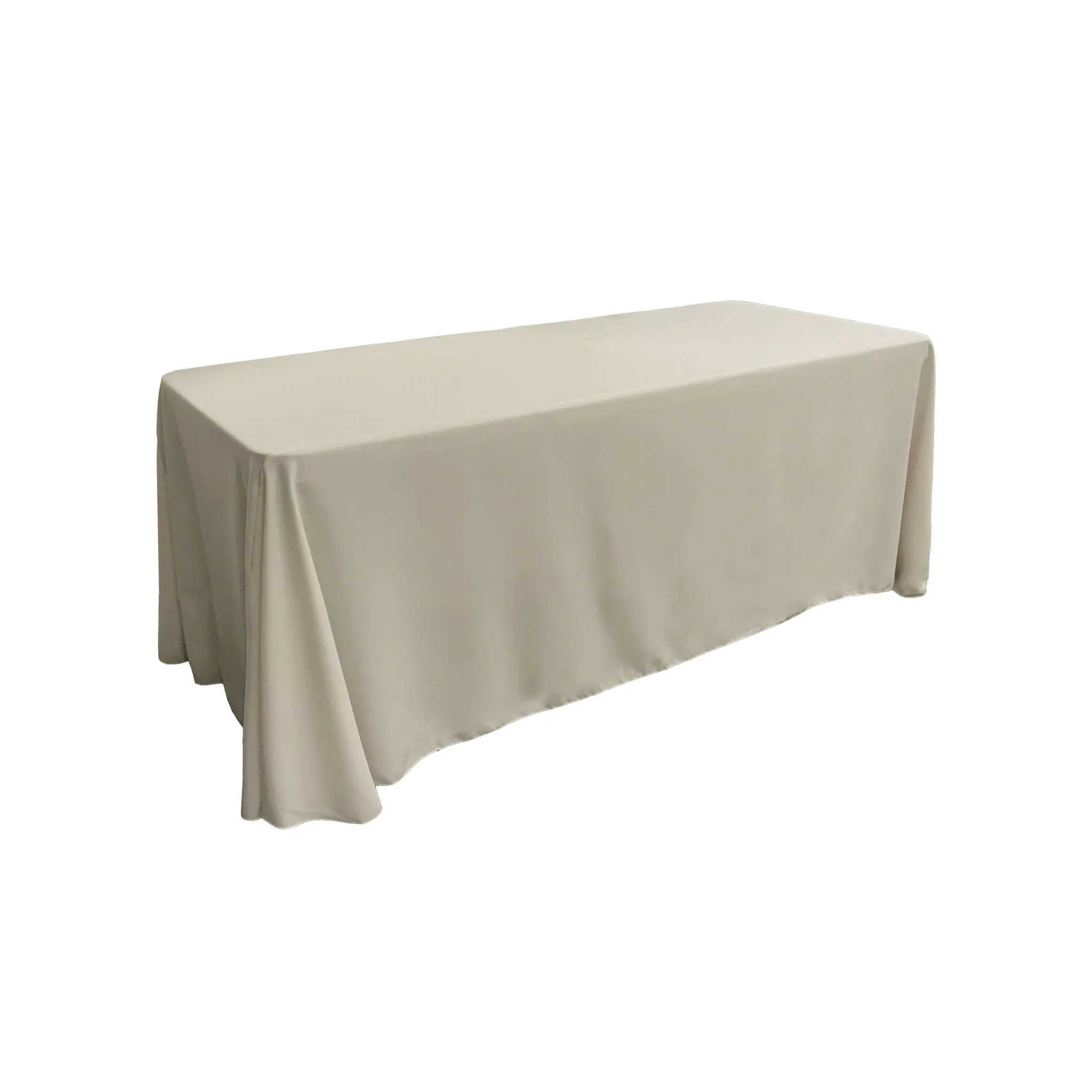 Polyester Poplin Rectangular Tablecloth 90 by 132-Inch