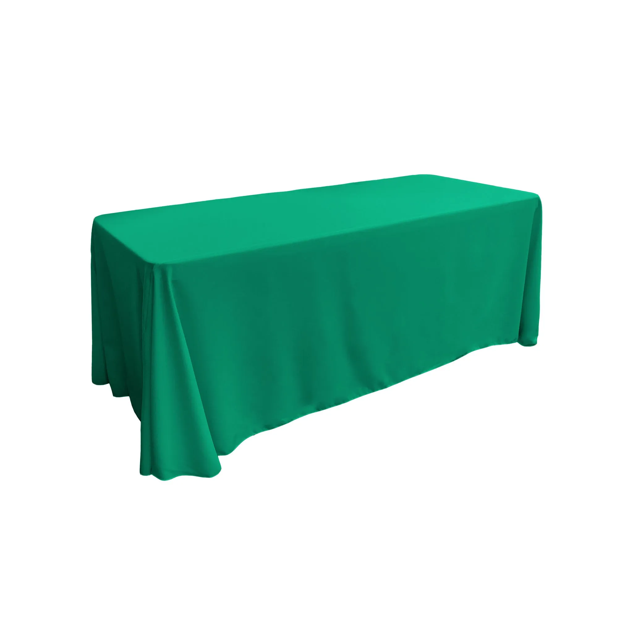 Polyester Poplin Rectangular Tablecloth 90 by 132-Inch