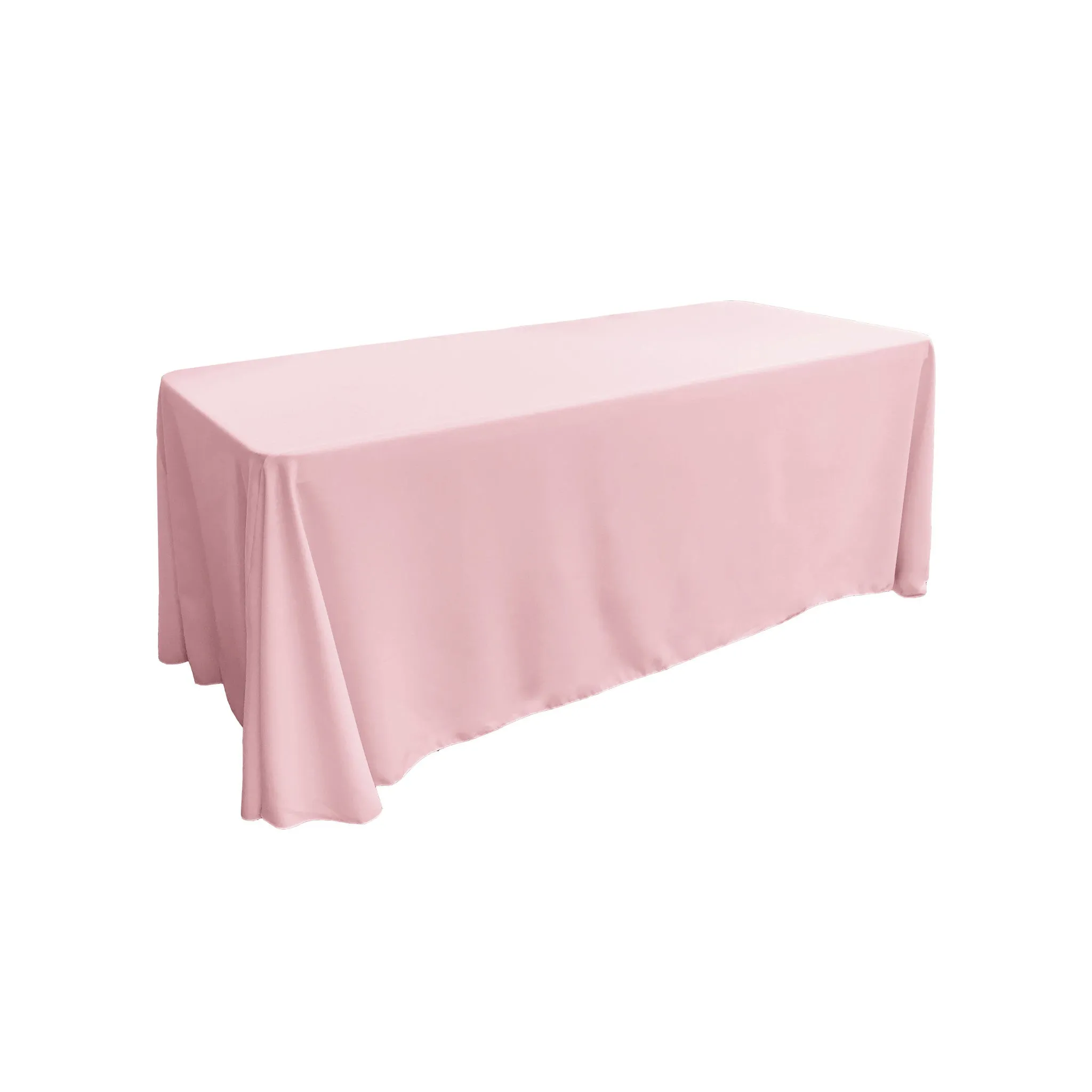 Polyester Poplin Rectangular Tablecloth 90 by 132-Inch