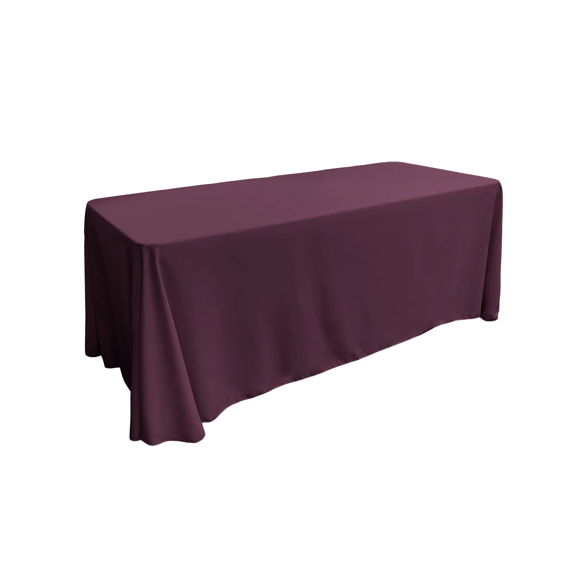 Polyester Poplin Rectangular Tablecloth 90 by 132-Inch