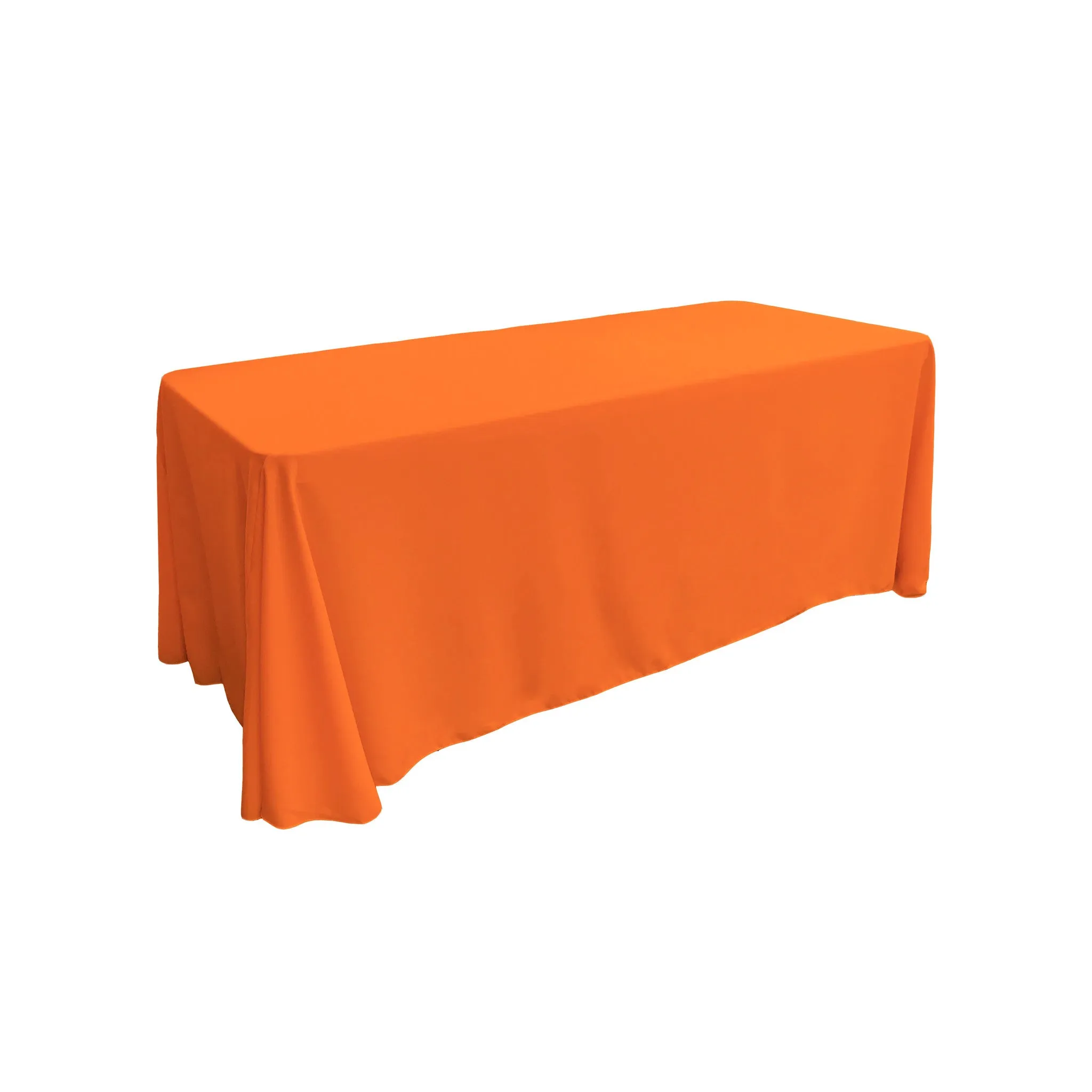 Polyester Poplin Rectangular Tablecloth 90 by 132-Inch