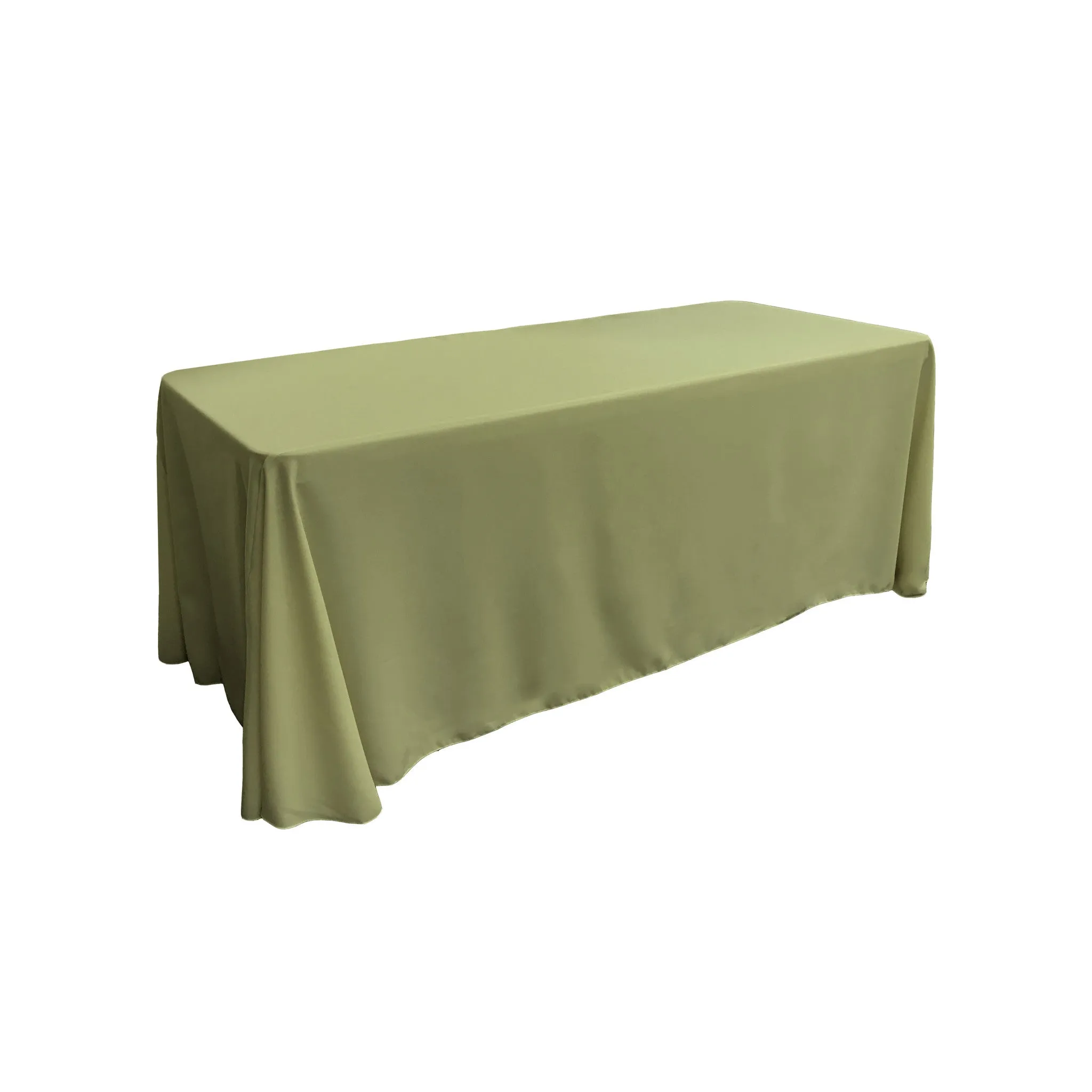 Polyester Poplin Rectangular Tablecloth 90 by 132-Inch