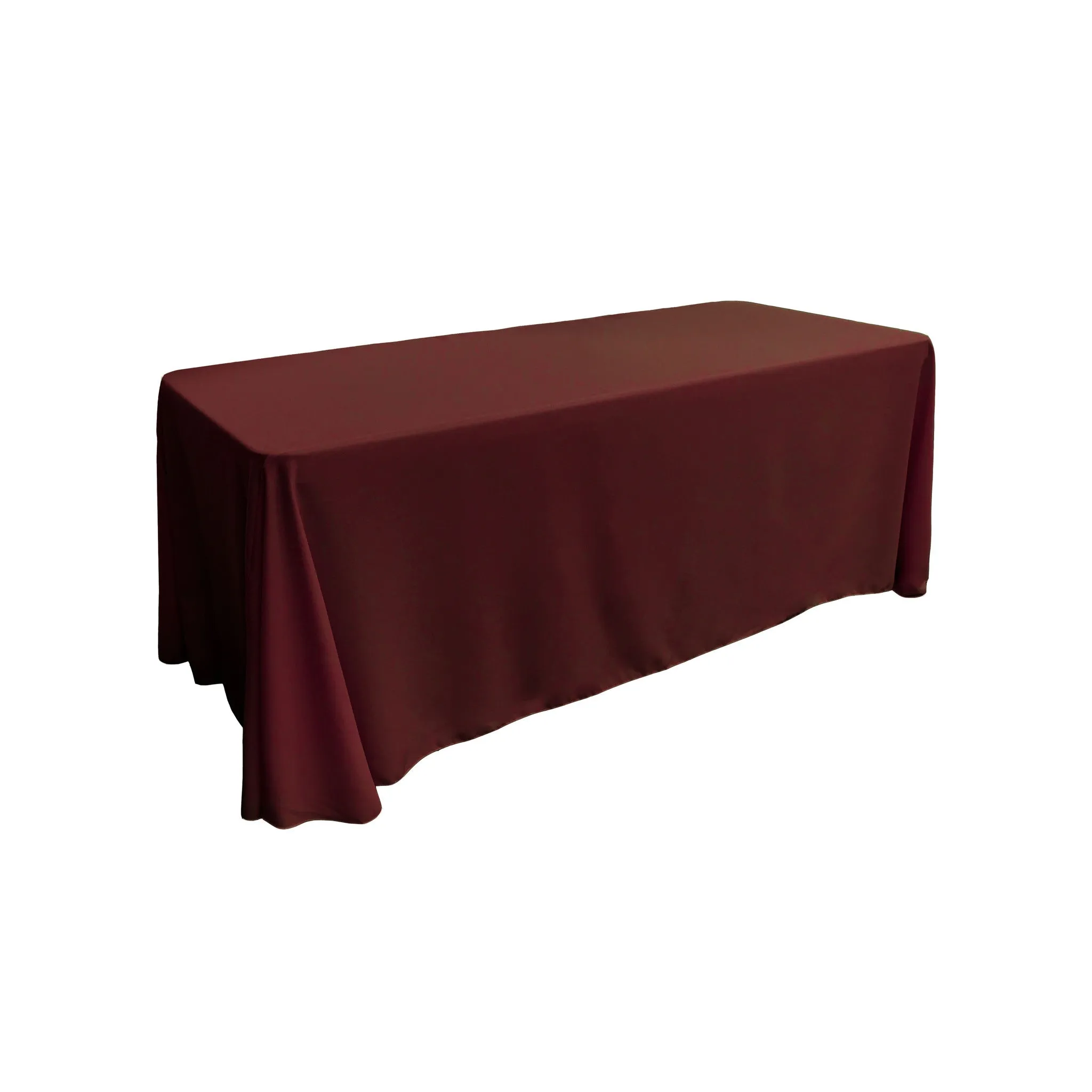 Polyester Poplin Rectangular Tablecloth 90 by 132-Inch