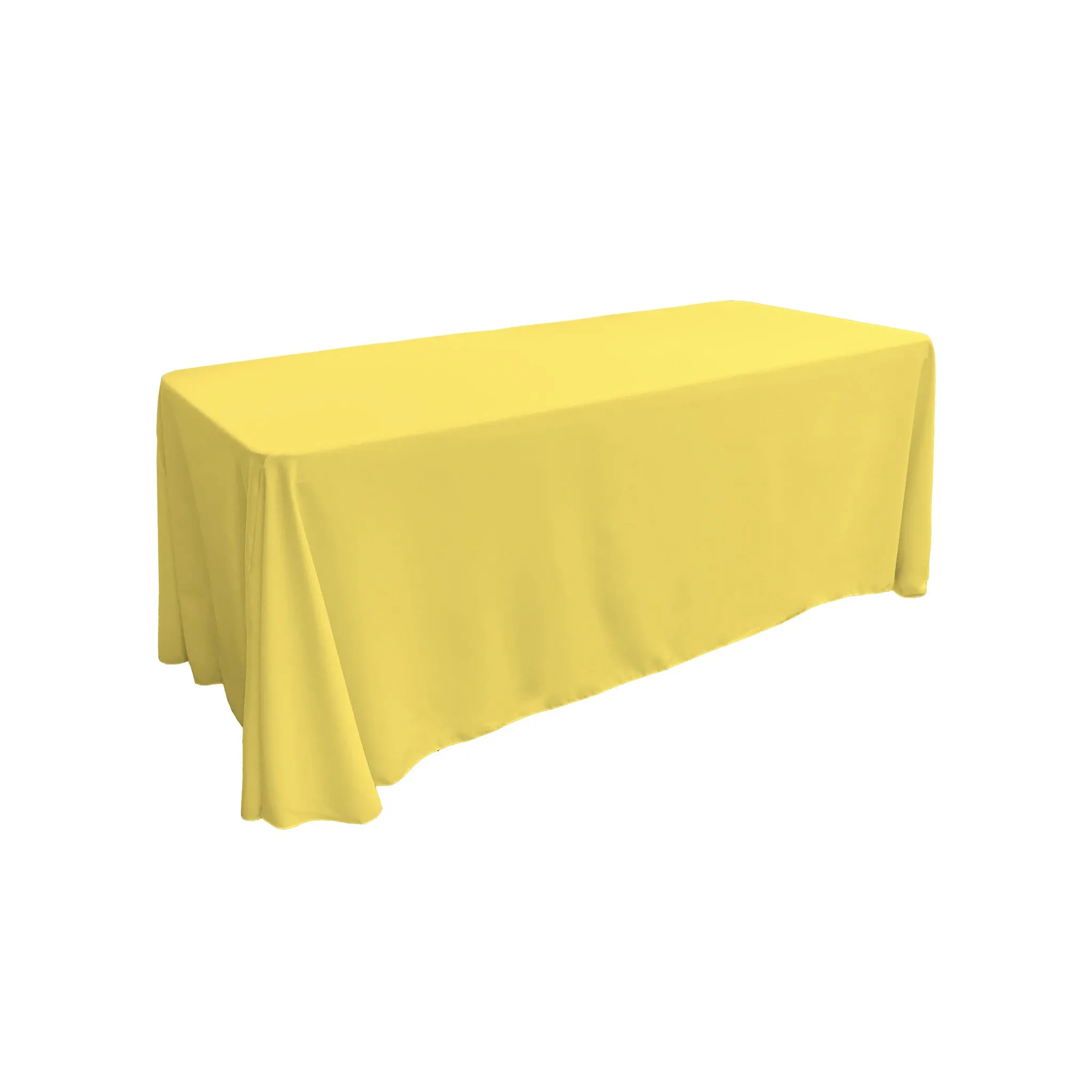 Polyester Poplin Rectangular Tablecloth 90 by 132-Inch