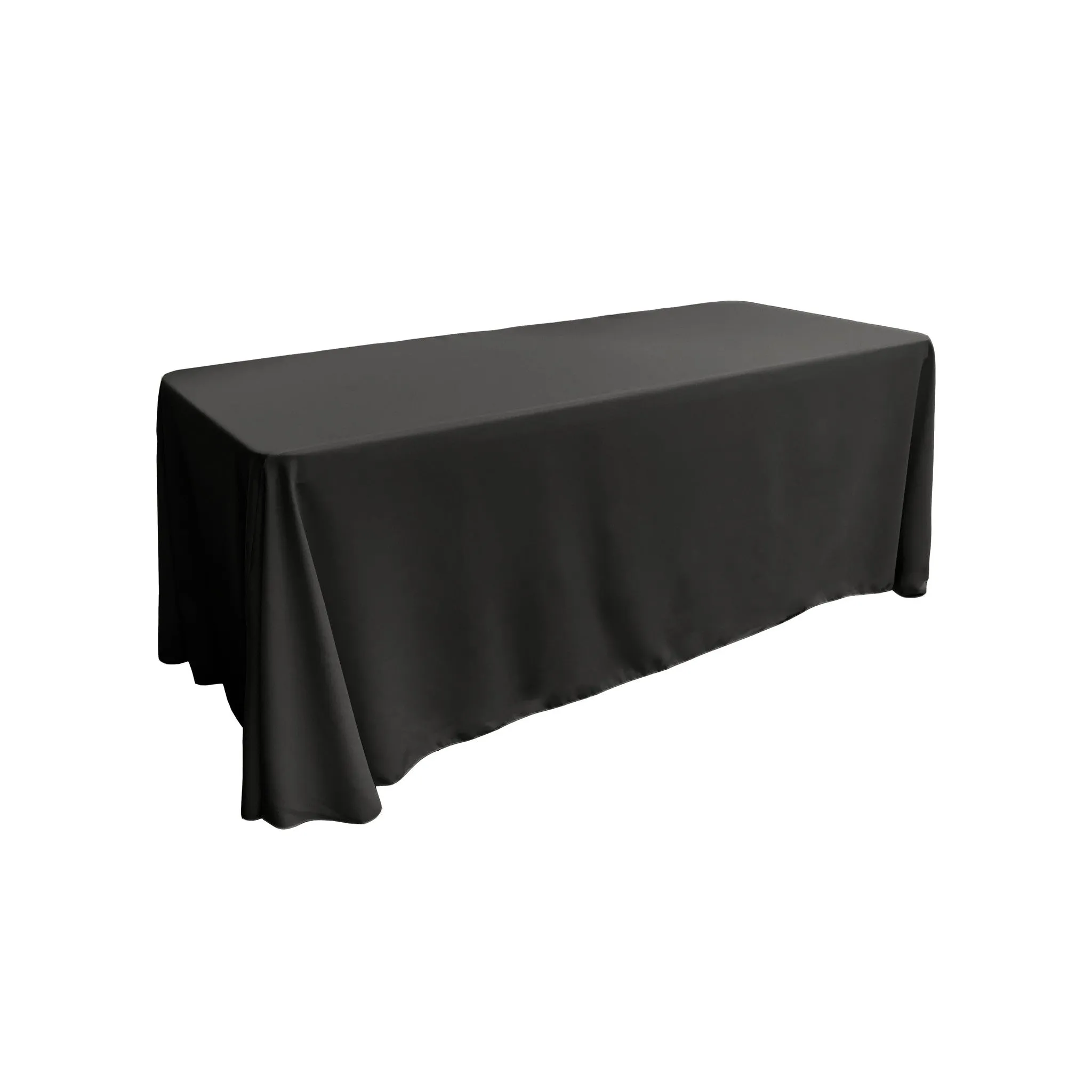 Polyester Poplin Rectangular Tablecloth 90 by 132-Inch