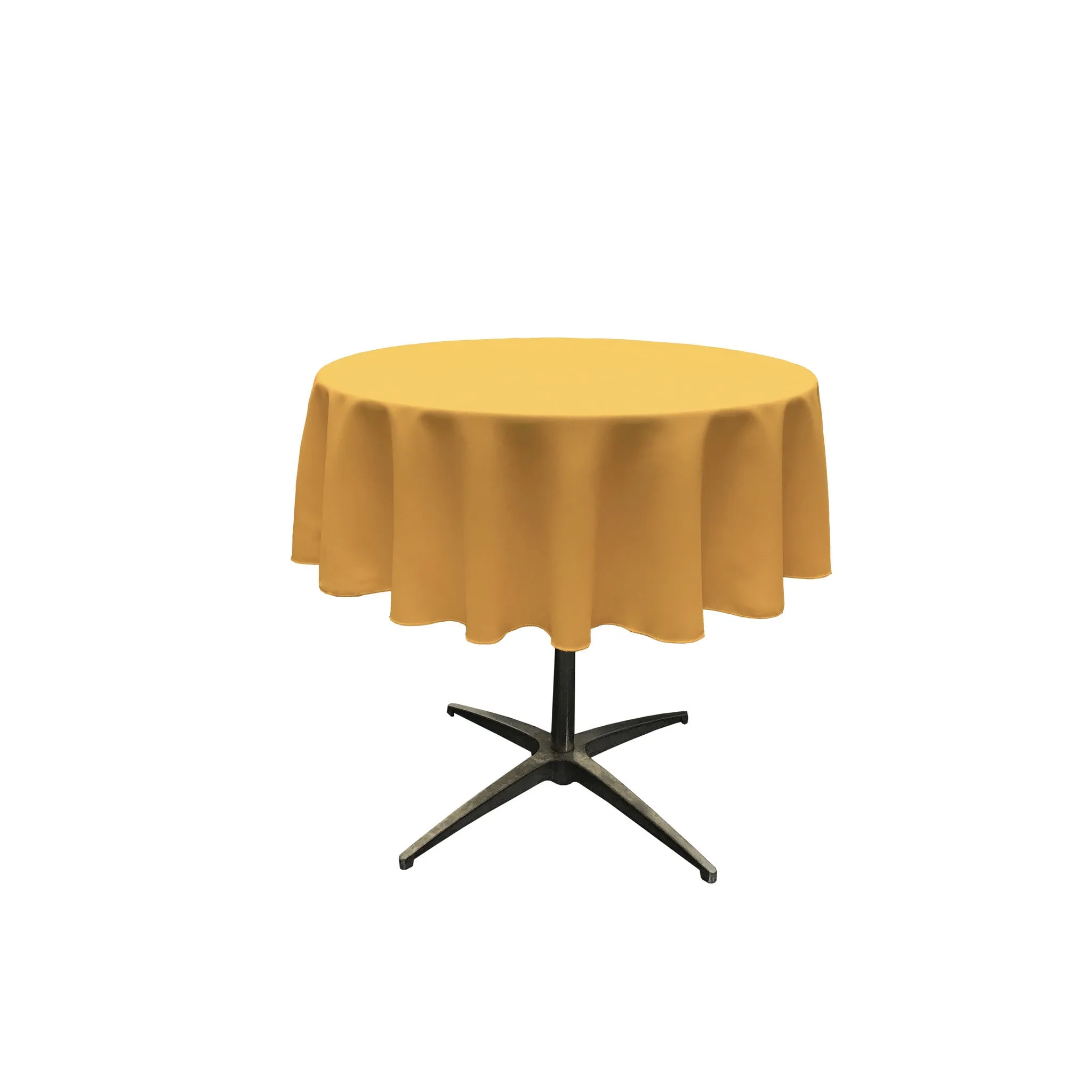 Polyester Poplin Round Tablecloth 58-Inch