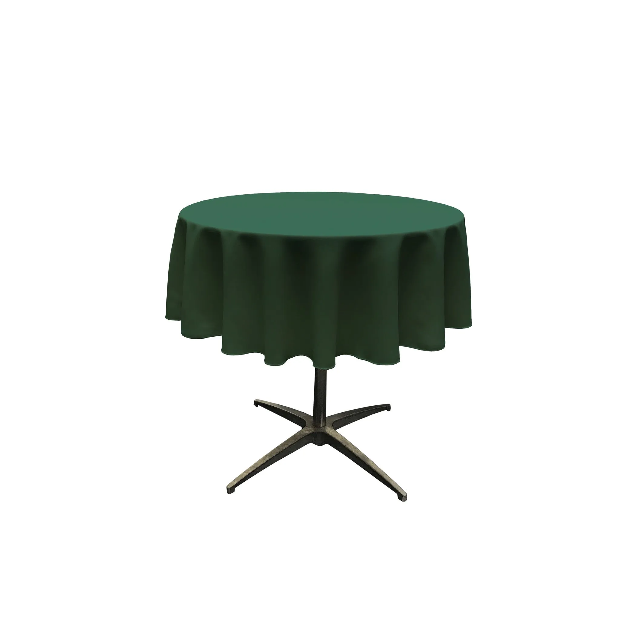 Polyester Poplin Round Tablecloth 58-Inch