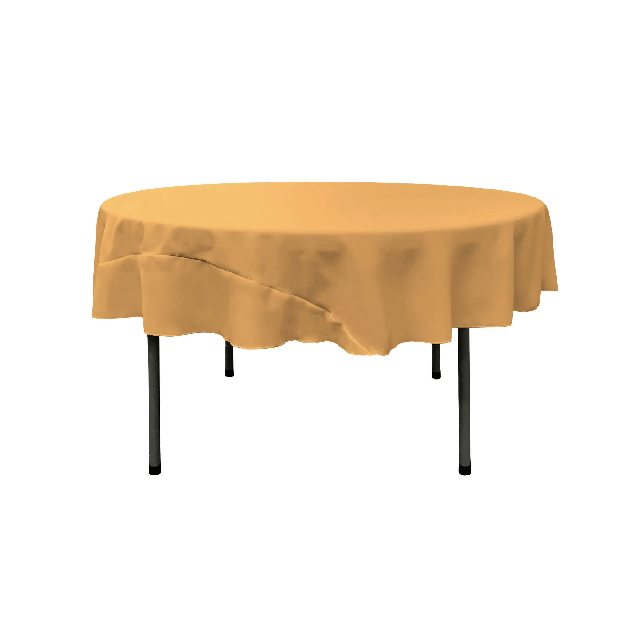 Polyester Poplin Round Tablecloth 72-Inch