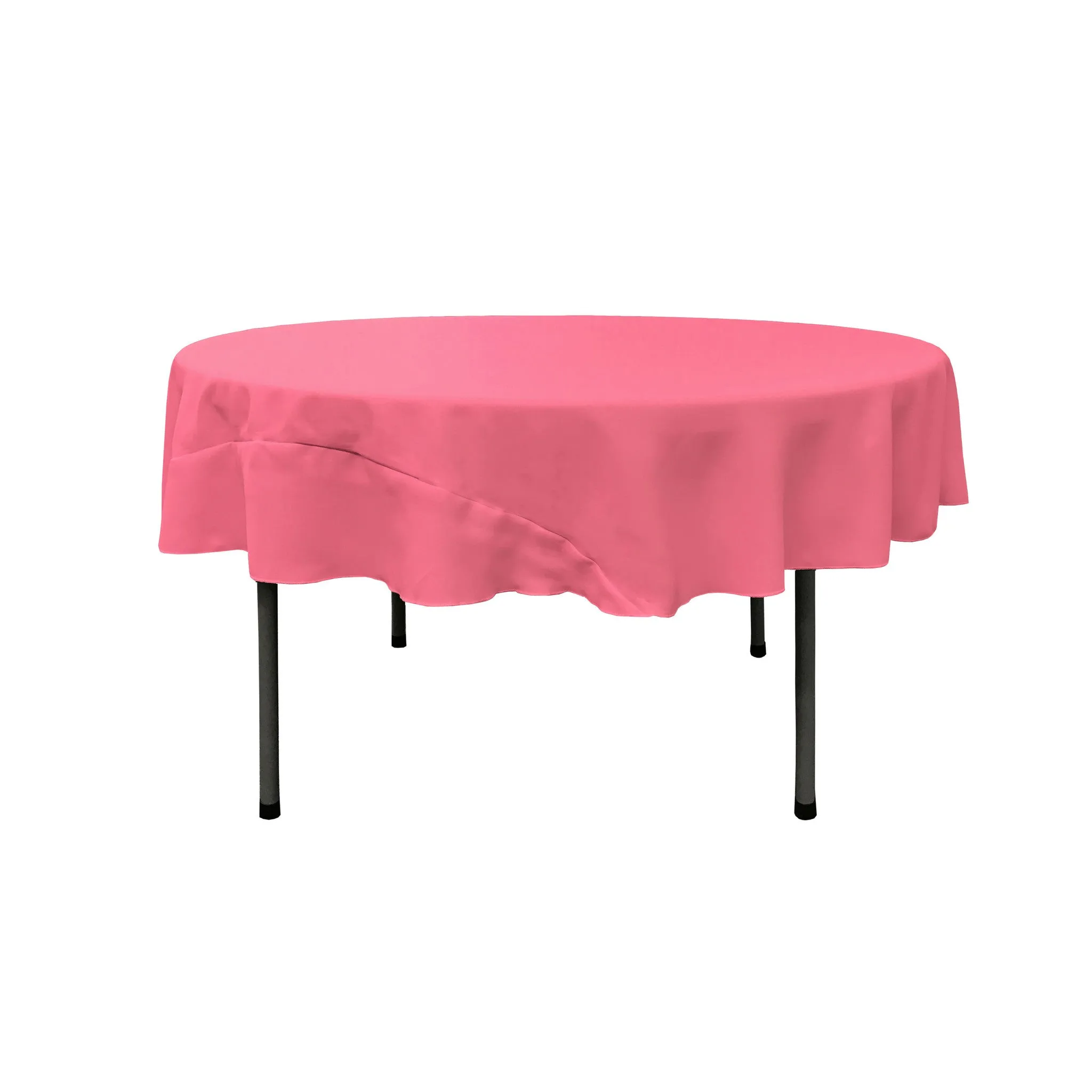 Polyester Poplin Round Tablecloth 72-Inch