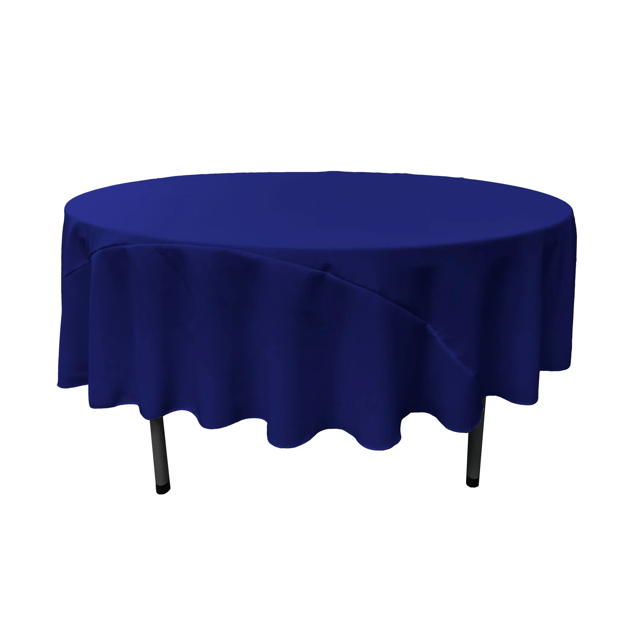 Polyester Poplin Round Tablecloth 90-Inch