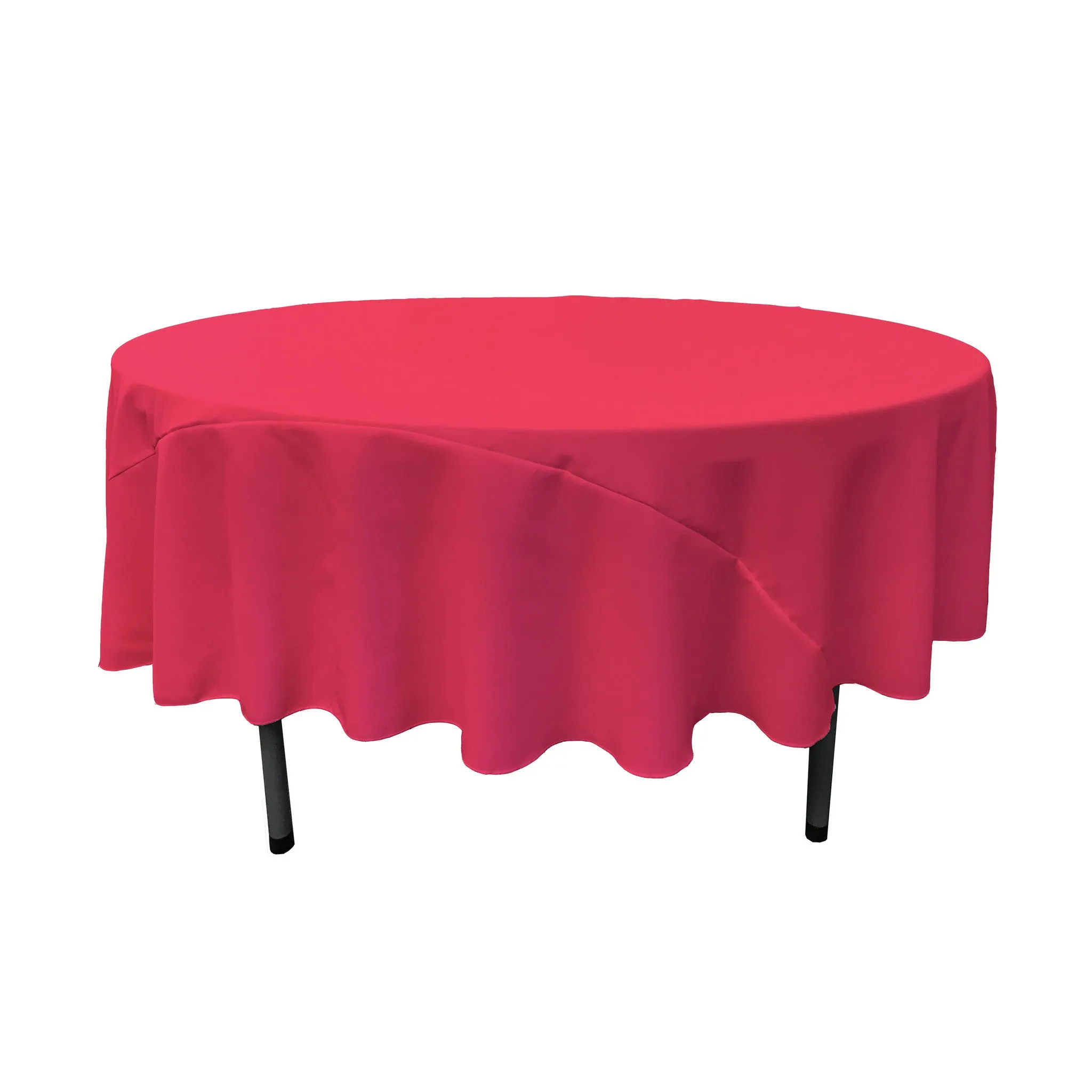 Polyester Poplin Round Tablecloth 90-Inch