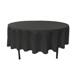 Polyester Poplin Round Tablecloth 90-Inch