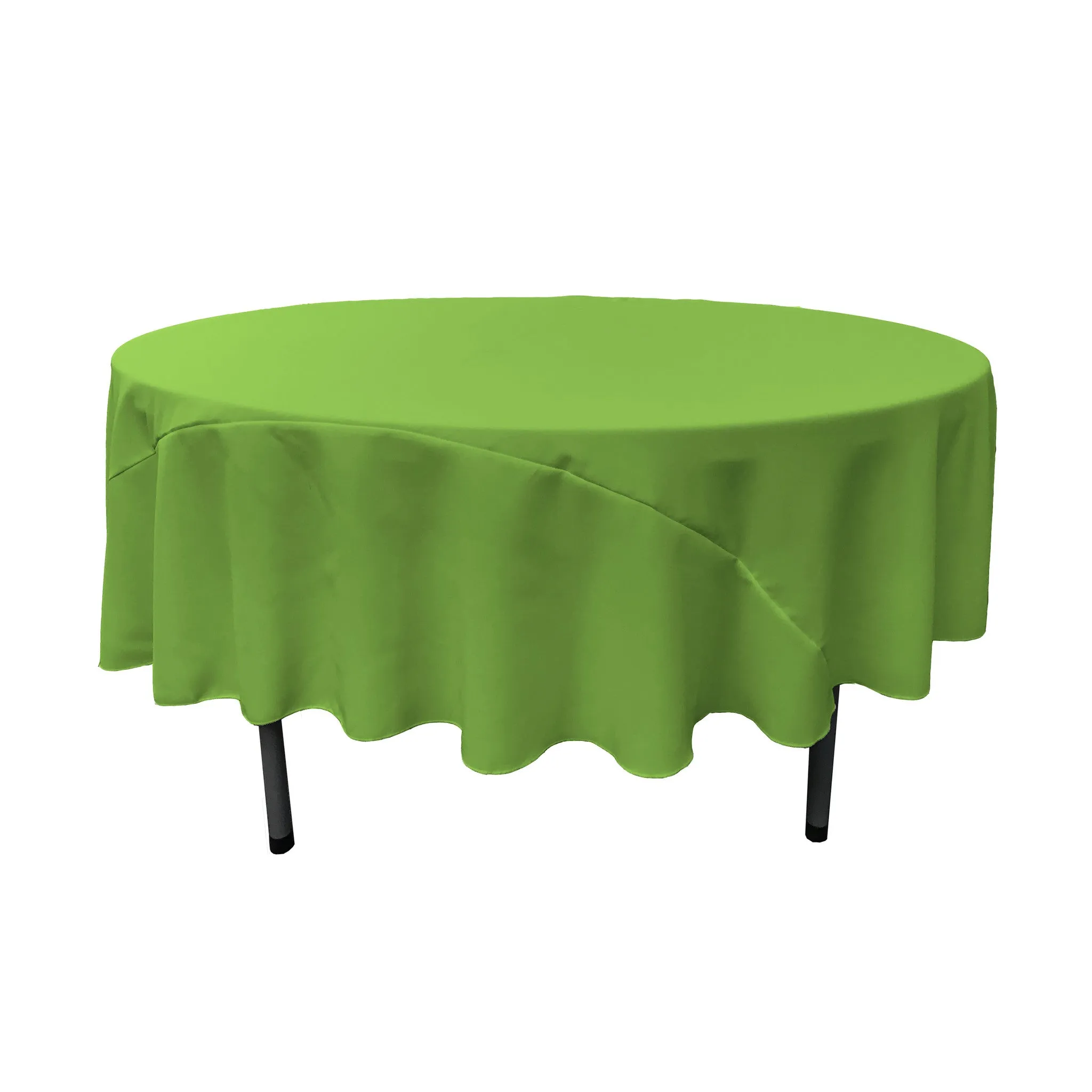 Polyester Poplin Round Tablecloth 90-Inch
