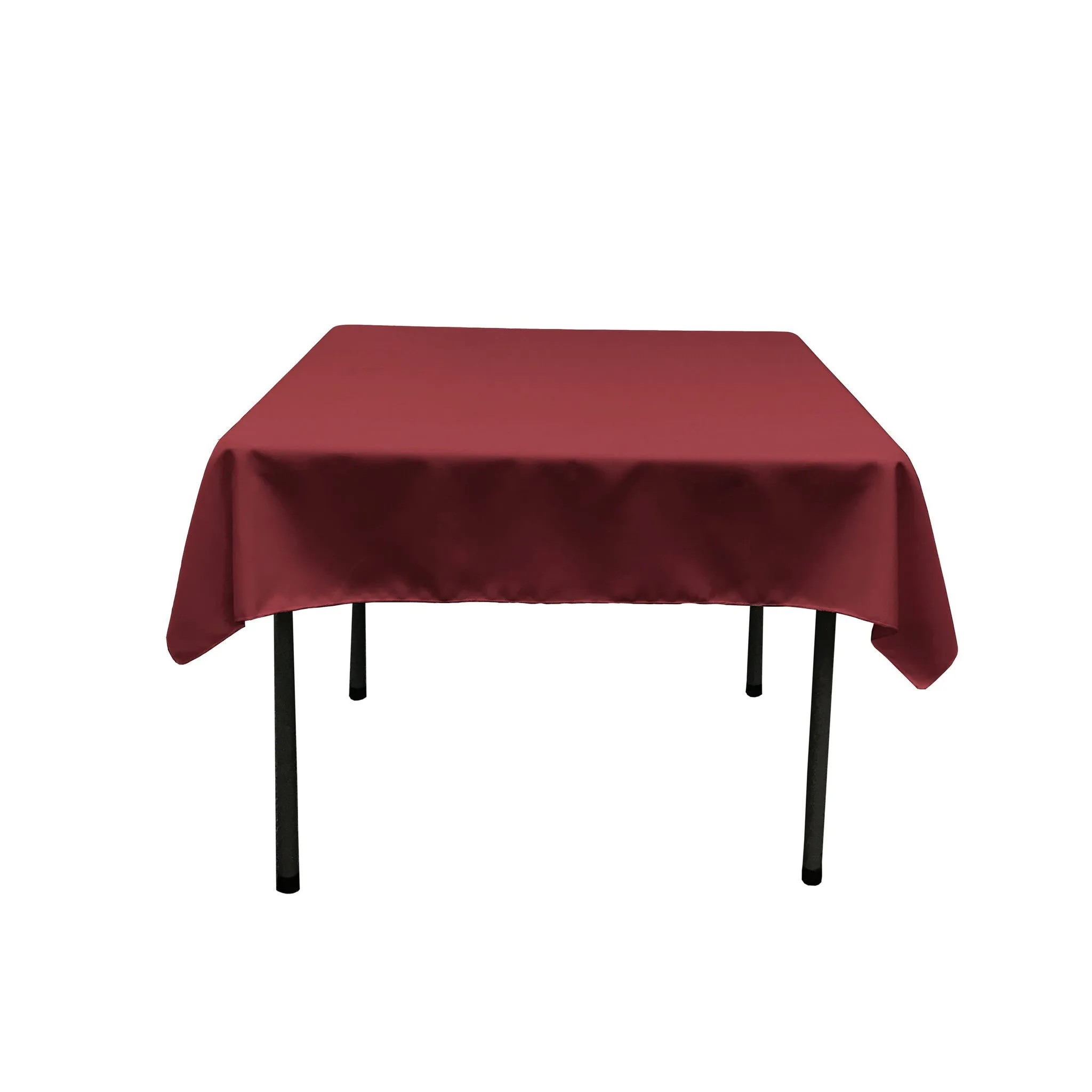 Polyester Poplin Square Tablecloth 52 by 52-Inch