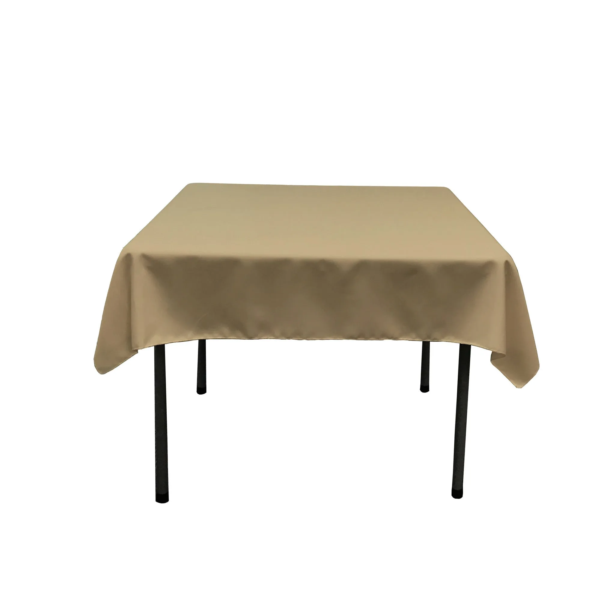 Polyester Poplin Square Tablecloth 52 by 52-Inch
