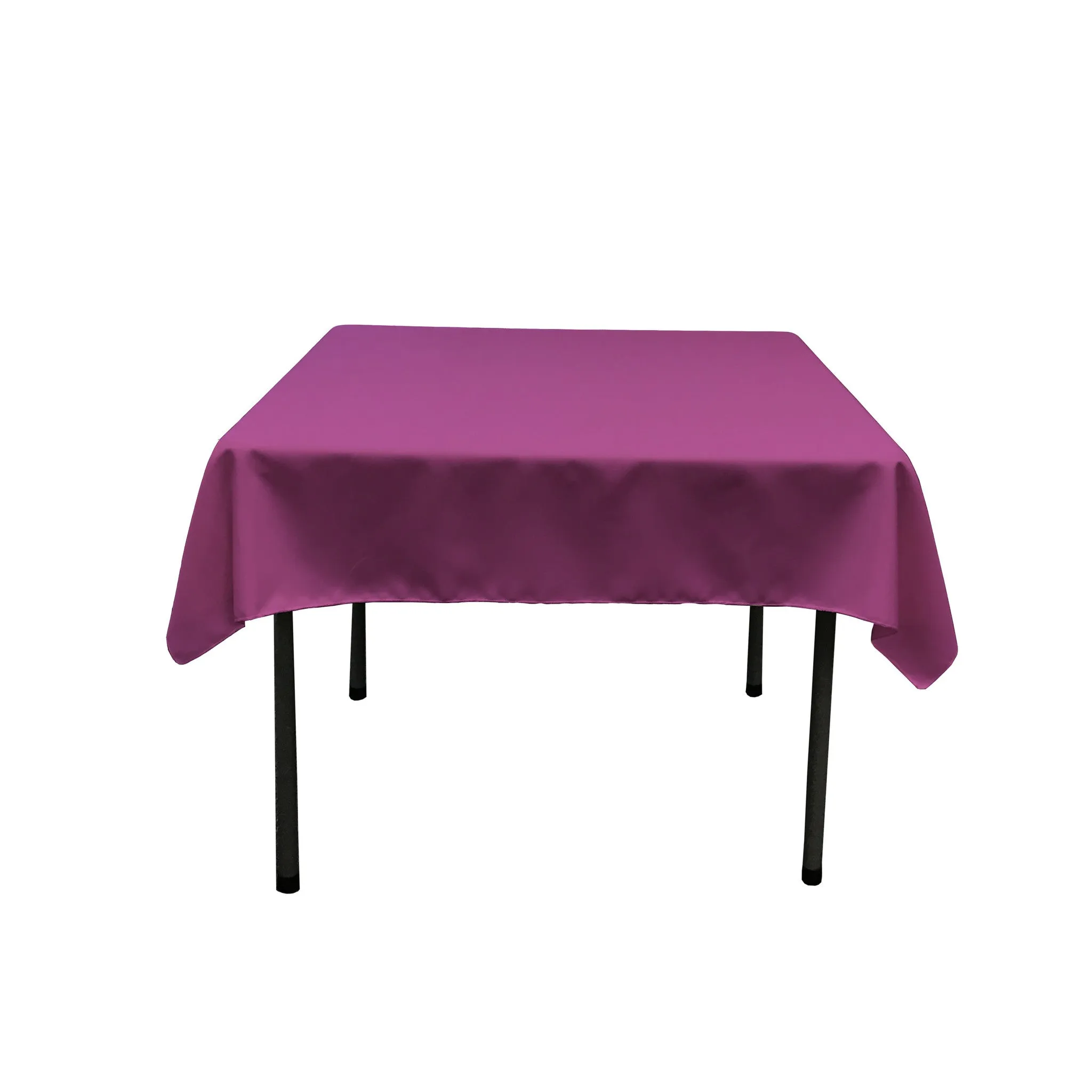 Polyester Poplin Square Tablecloth 52 by 52-Inch