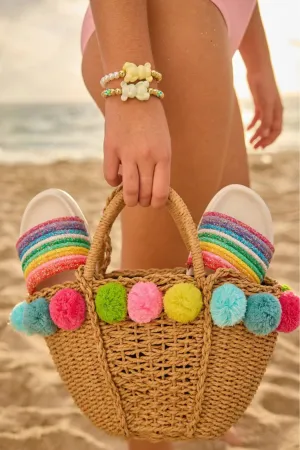 Pom Pom Beach Bag