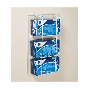 Premier Wall Mounted Triple Glove Box Dispenser | Single