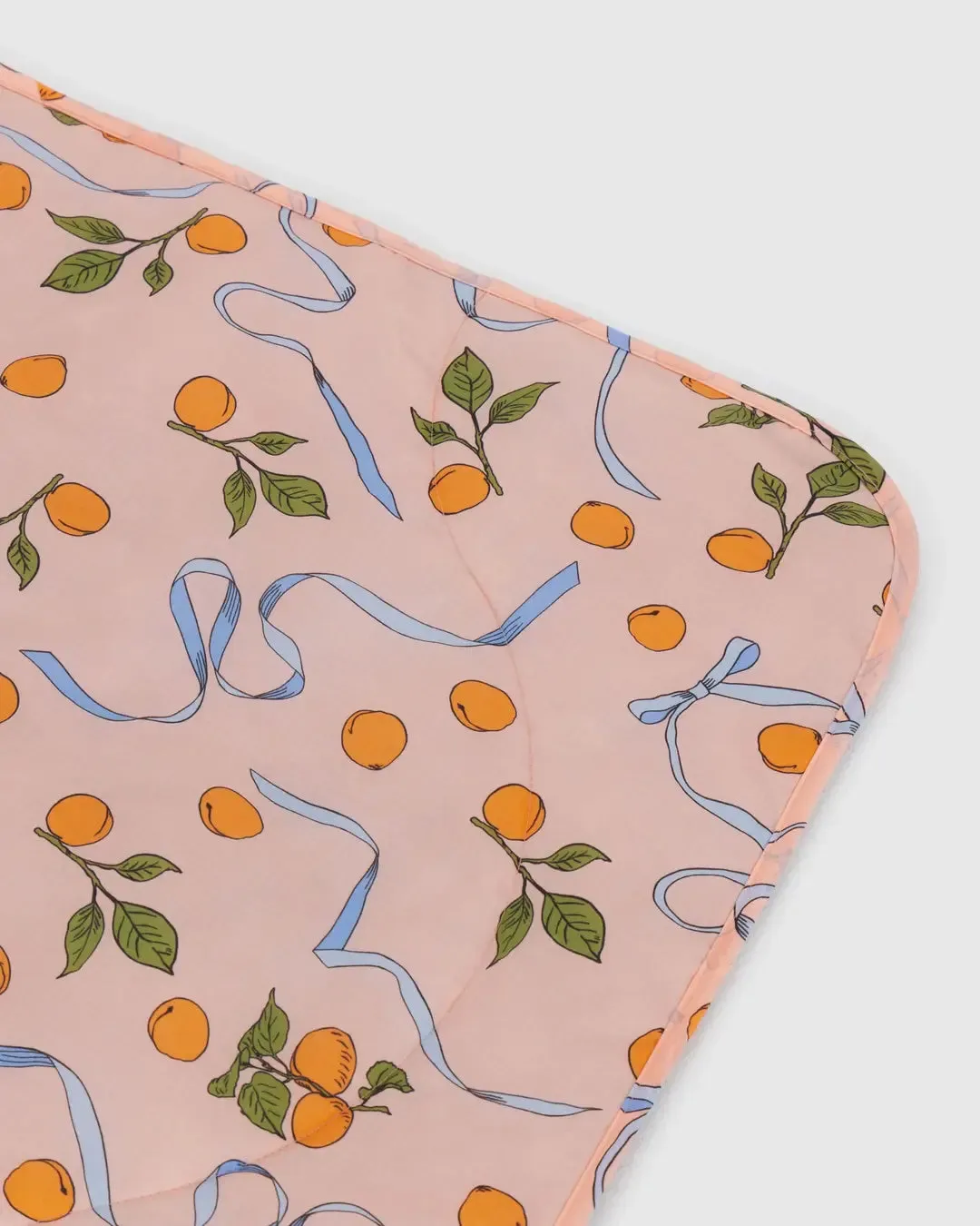 Puffy Picnic Blanket Apricots & Ribbons | Baggu