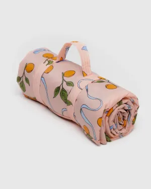 Puffy Picnic Blanket Apricots & Ribbons | Baggu
