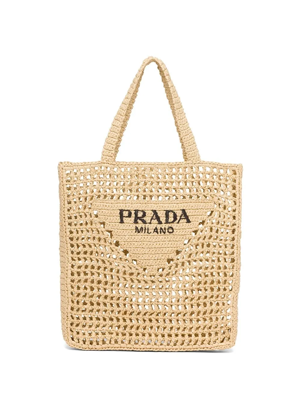 Raffia tote bag