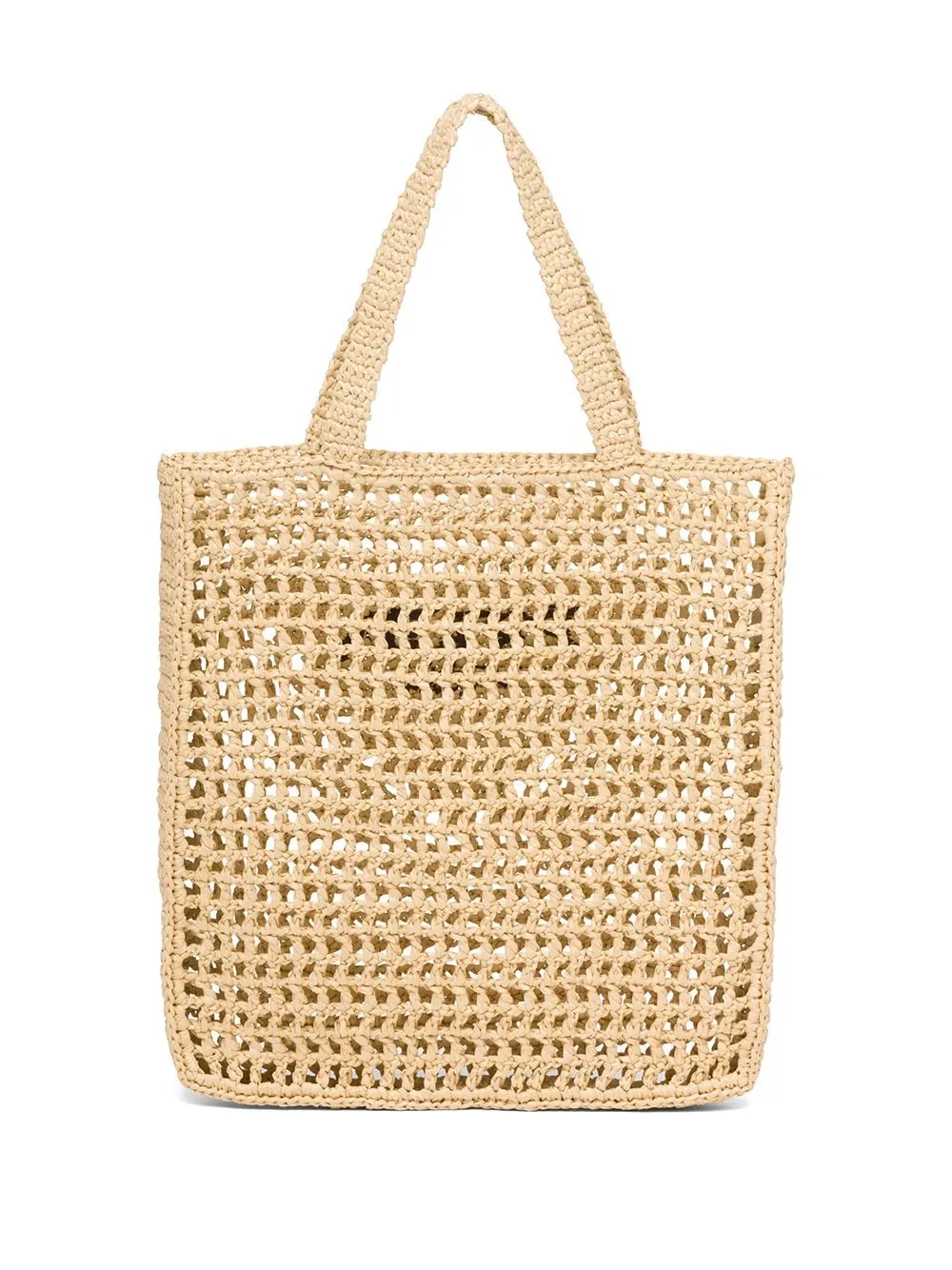 Raffia tote bag