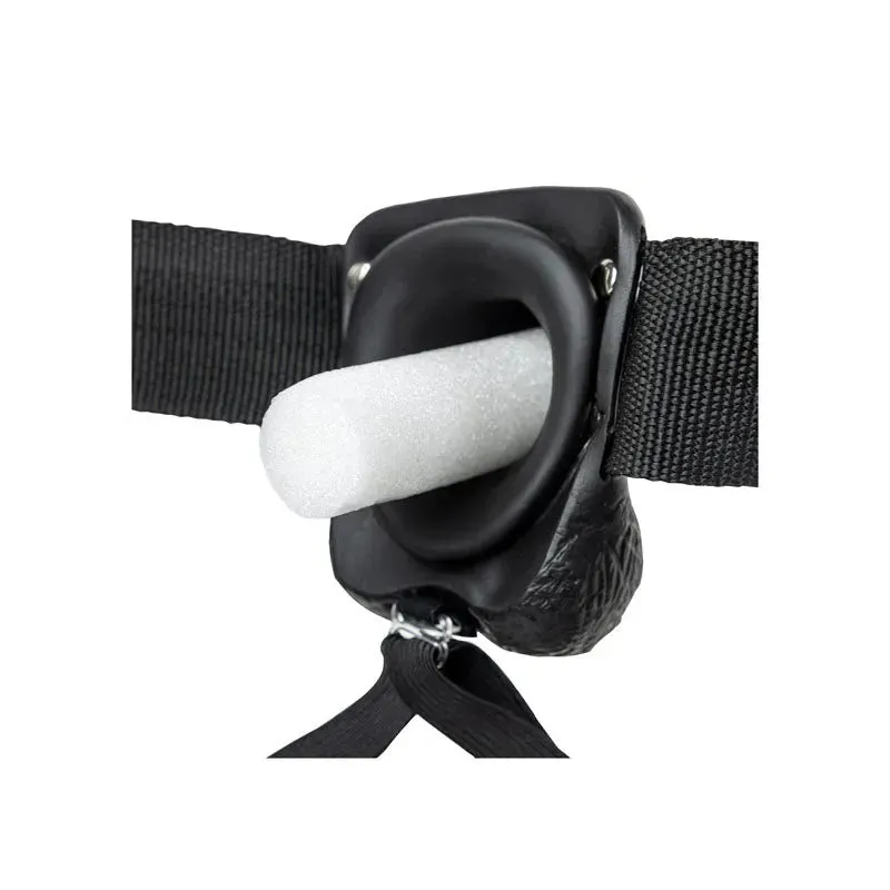 REALROCK Hollow Strapon with Balls - 18 cm