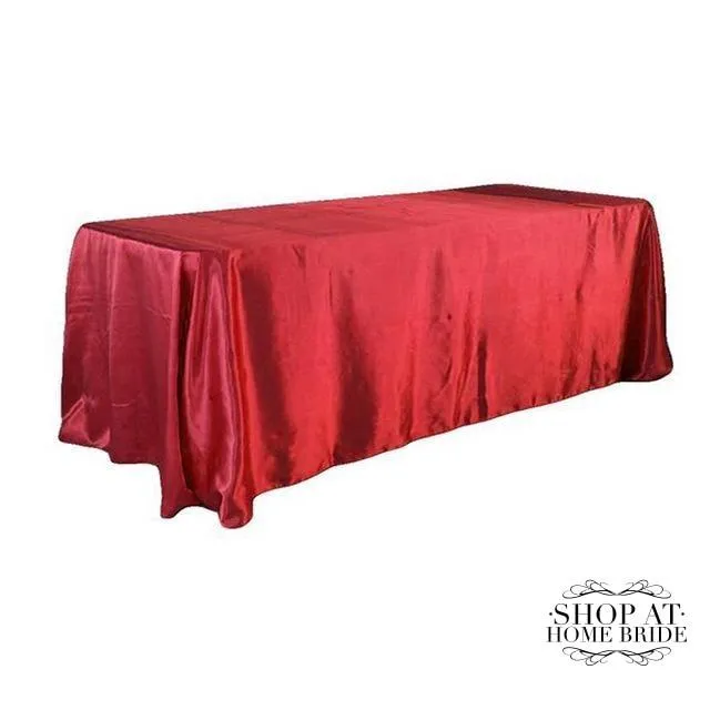 Rectangular Table Linens - 21 Colors - 2 Sizes