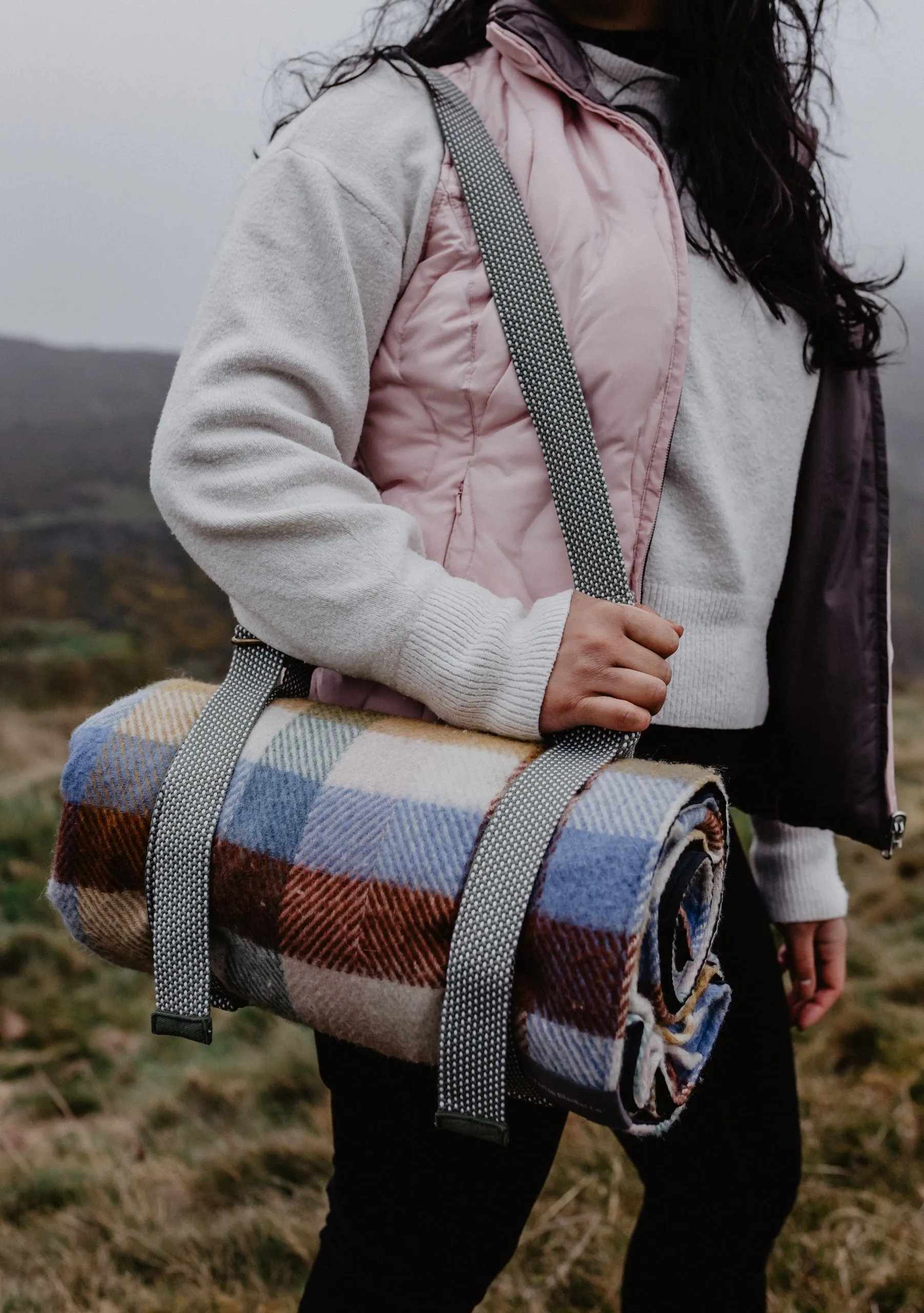 Recycled Picnic Carrier with Shoulder Strap