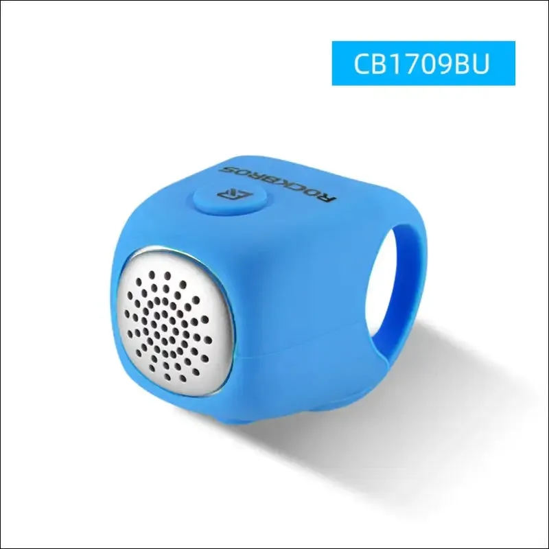 Rockbros electric cycling bell 90 db horn rainproof mtb bicycle handlebar silica gel shell ring