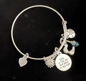 Salt in the Air and Sand in my Hair Bangle