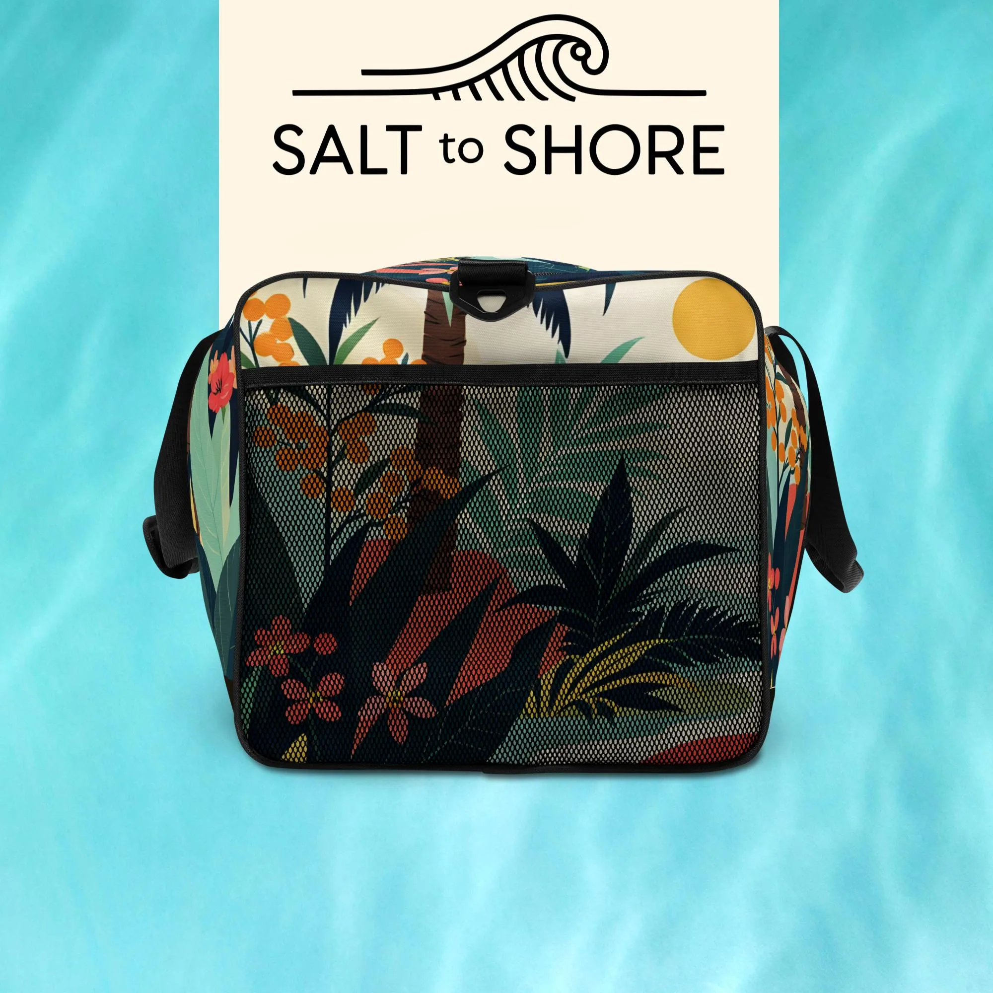 Salt to Shore | Coastal Elegance: 30A Serenity Duffle Bag